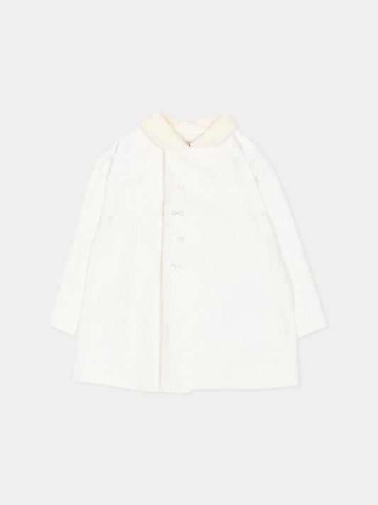 Manteau ivoire pour Bébé Garçon Jacquard GG