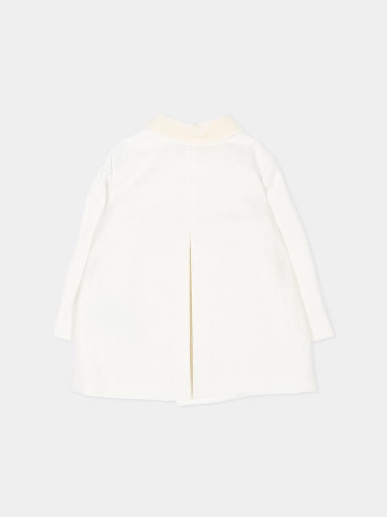 Manteau ivoire pour Bébé Garçon Jacquard GG