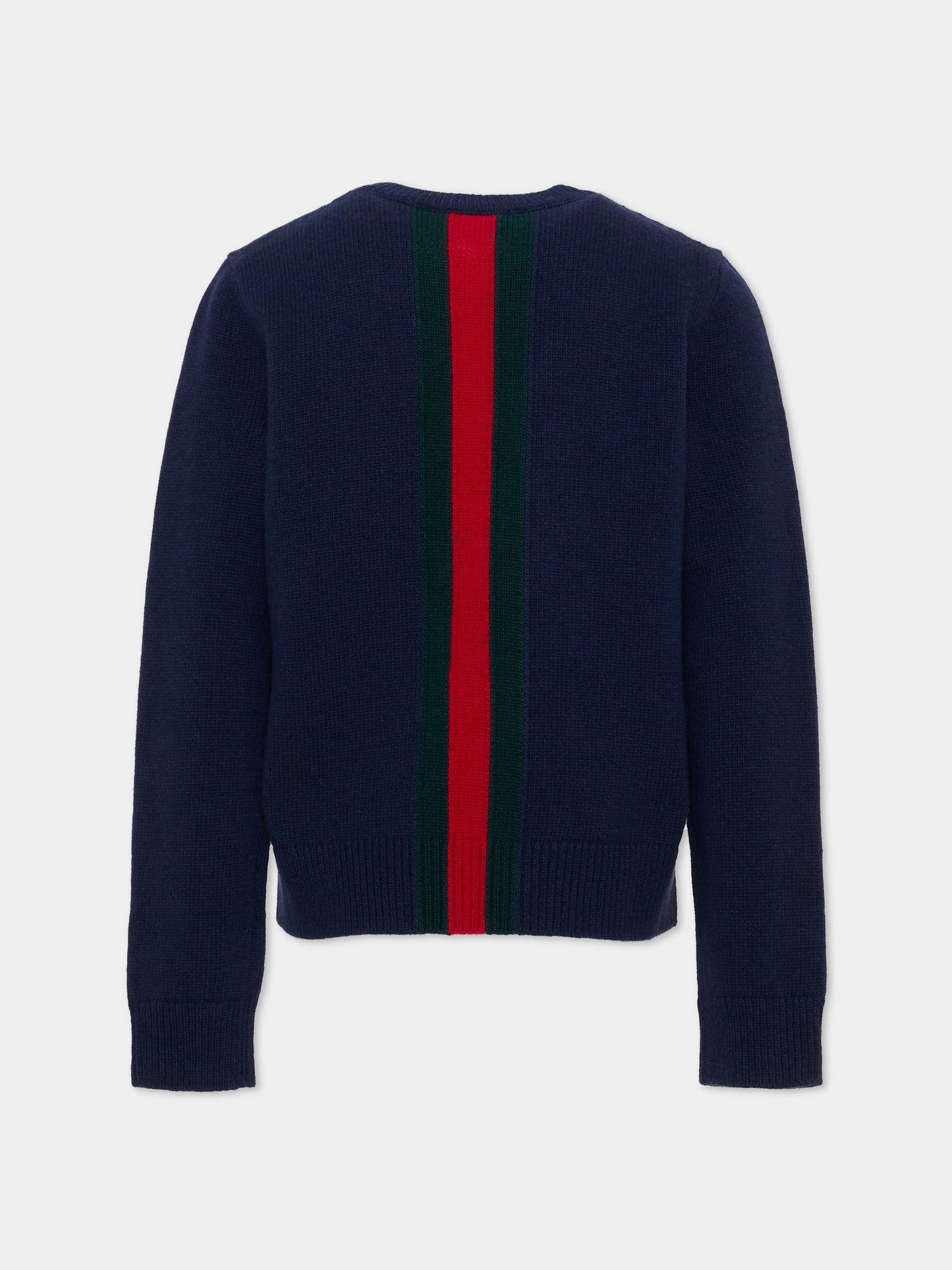 Maglione blu per bambini con Web