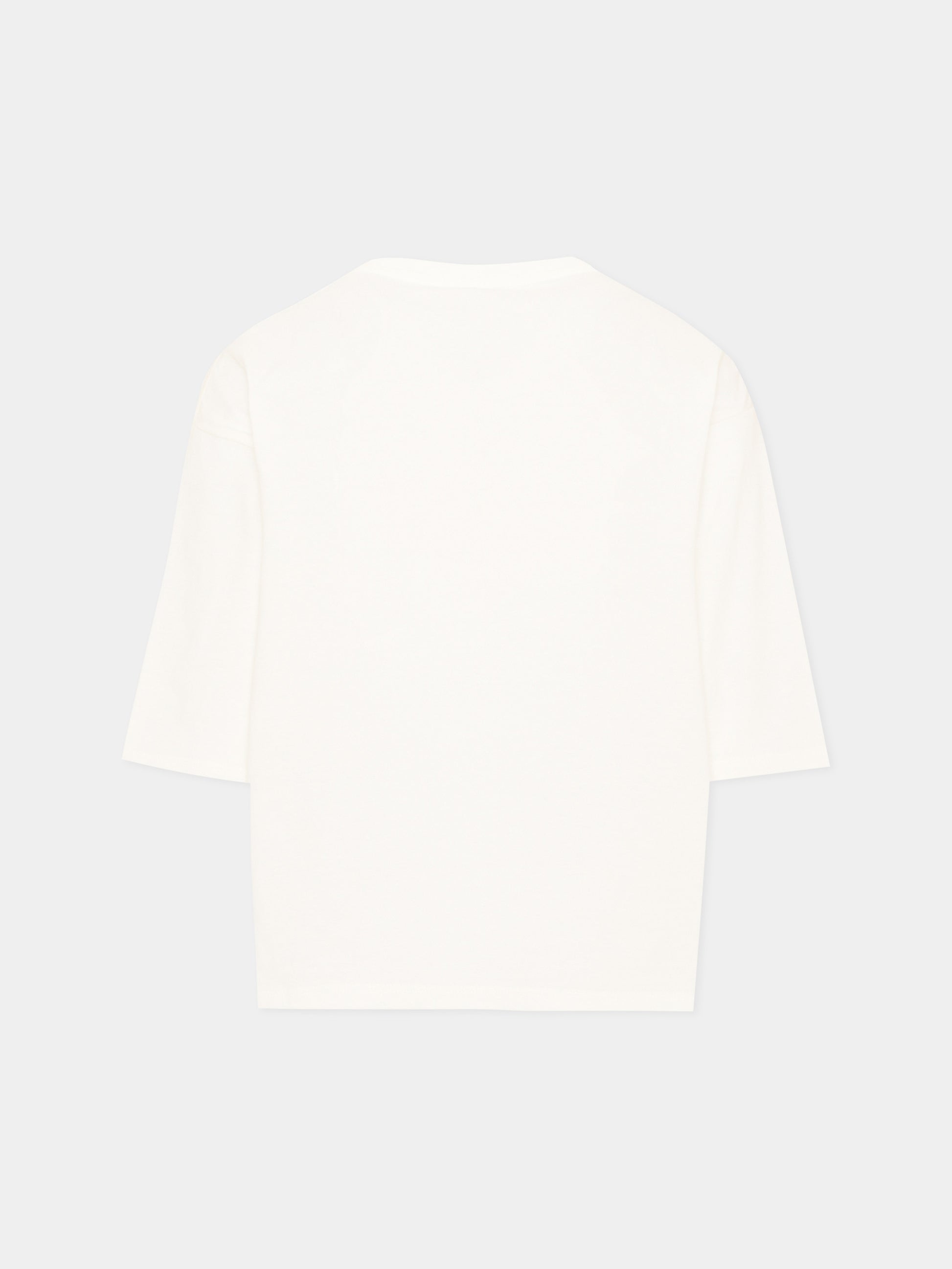 T-shirt a manica lunga avorio per bambina logo,Gucci Kids,868058 XJHYW 9214