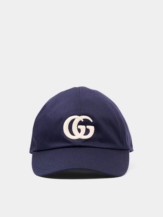 Cappello blu con logo GG per bambini,Gucci Kids,871372 3HBLM 4266