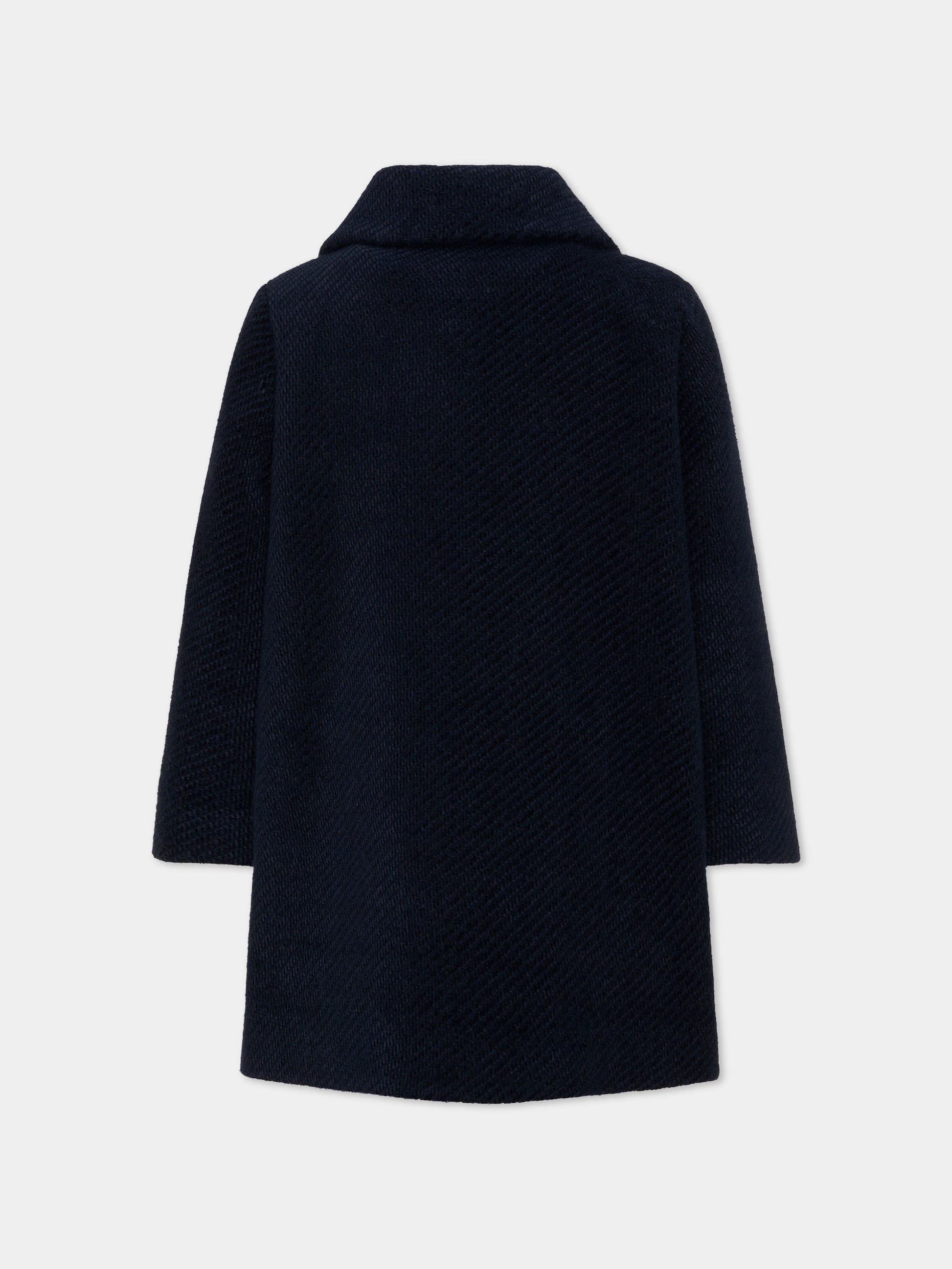 Cappotto blu per bambina,Monnalisa,17H106 8360 056S