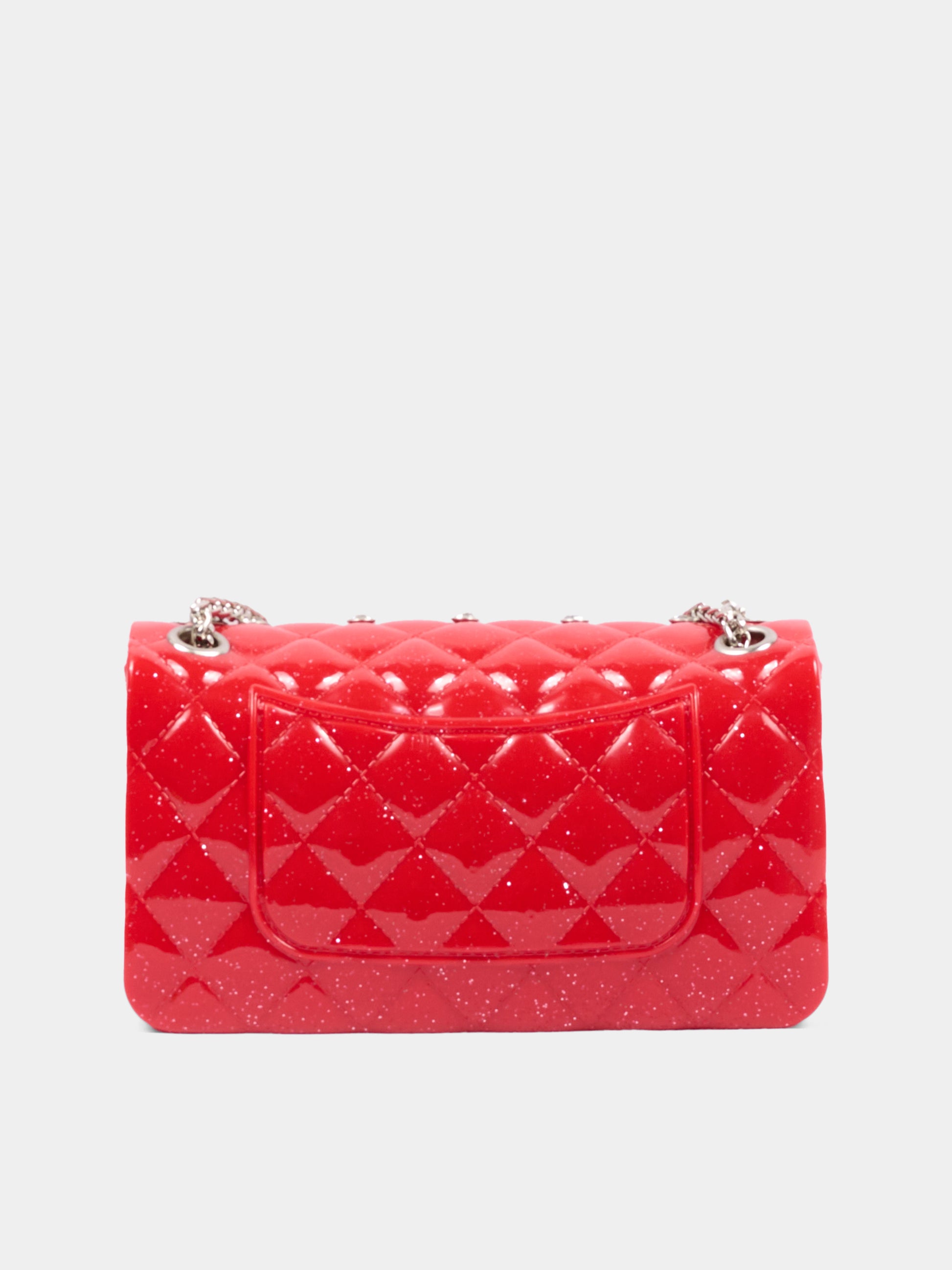 Borsa elegante rossa per bambina con strass,Monnalisa,17H000 8726 0043
