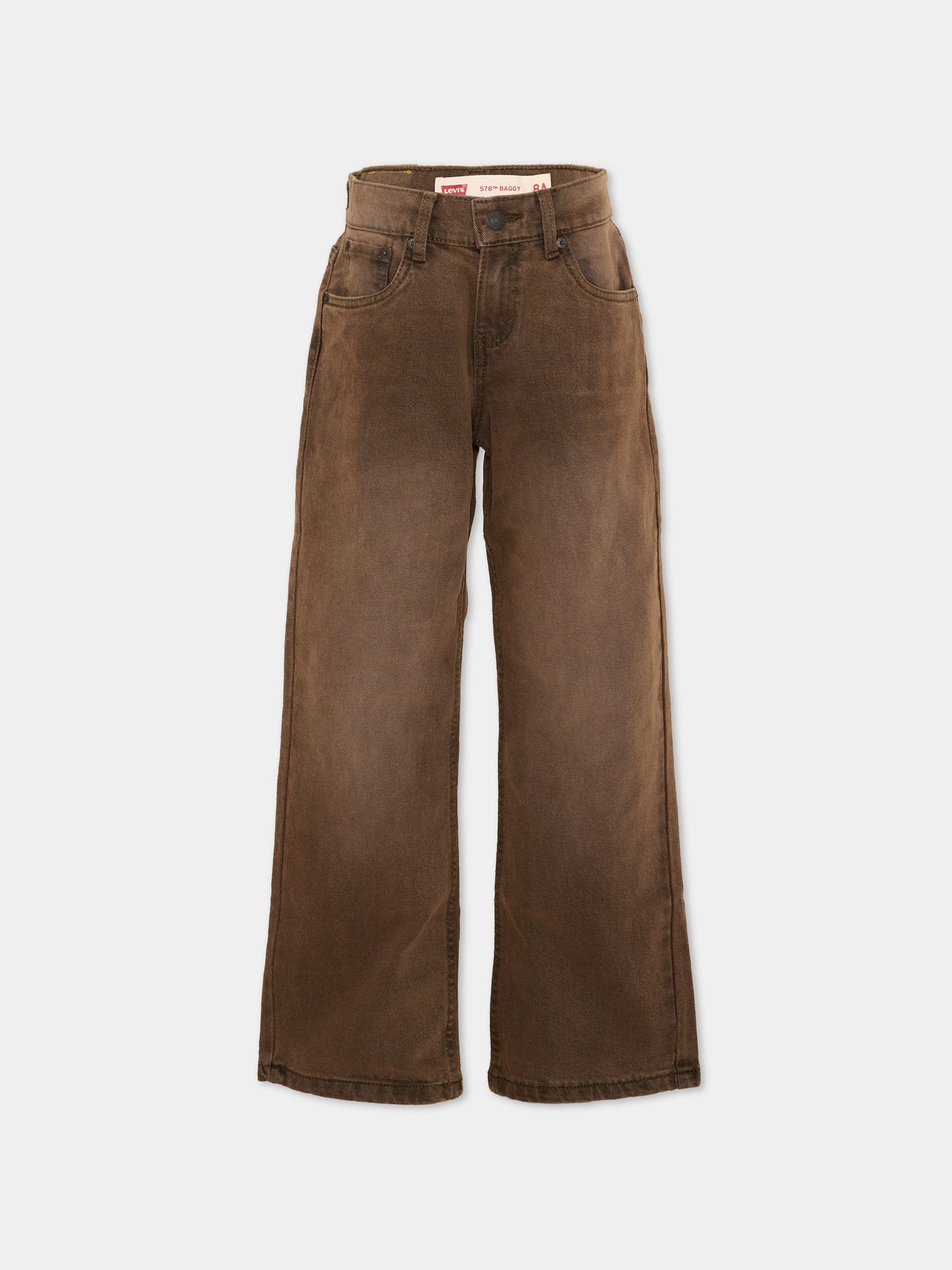 Jeans marrone per bambino,Levi's Kids,9ET189 J11