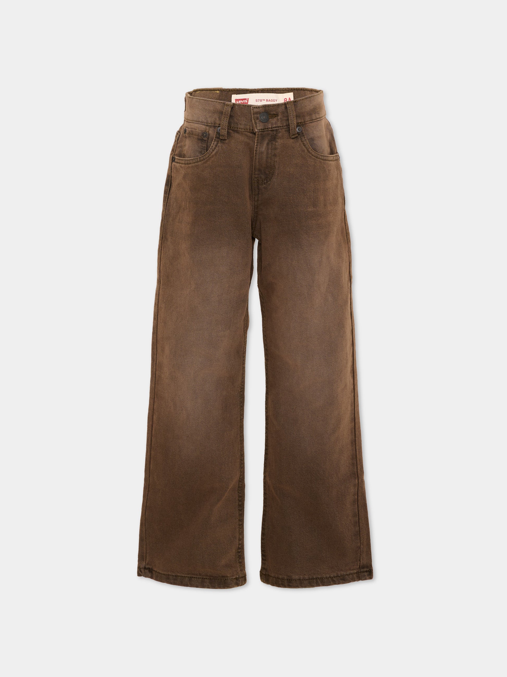Jeans marrone per bambino,Levi's Kids,9ET189 J11