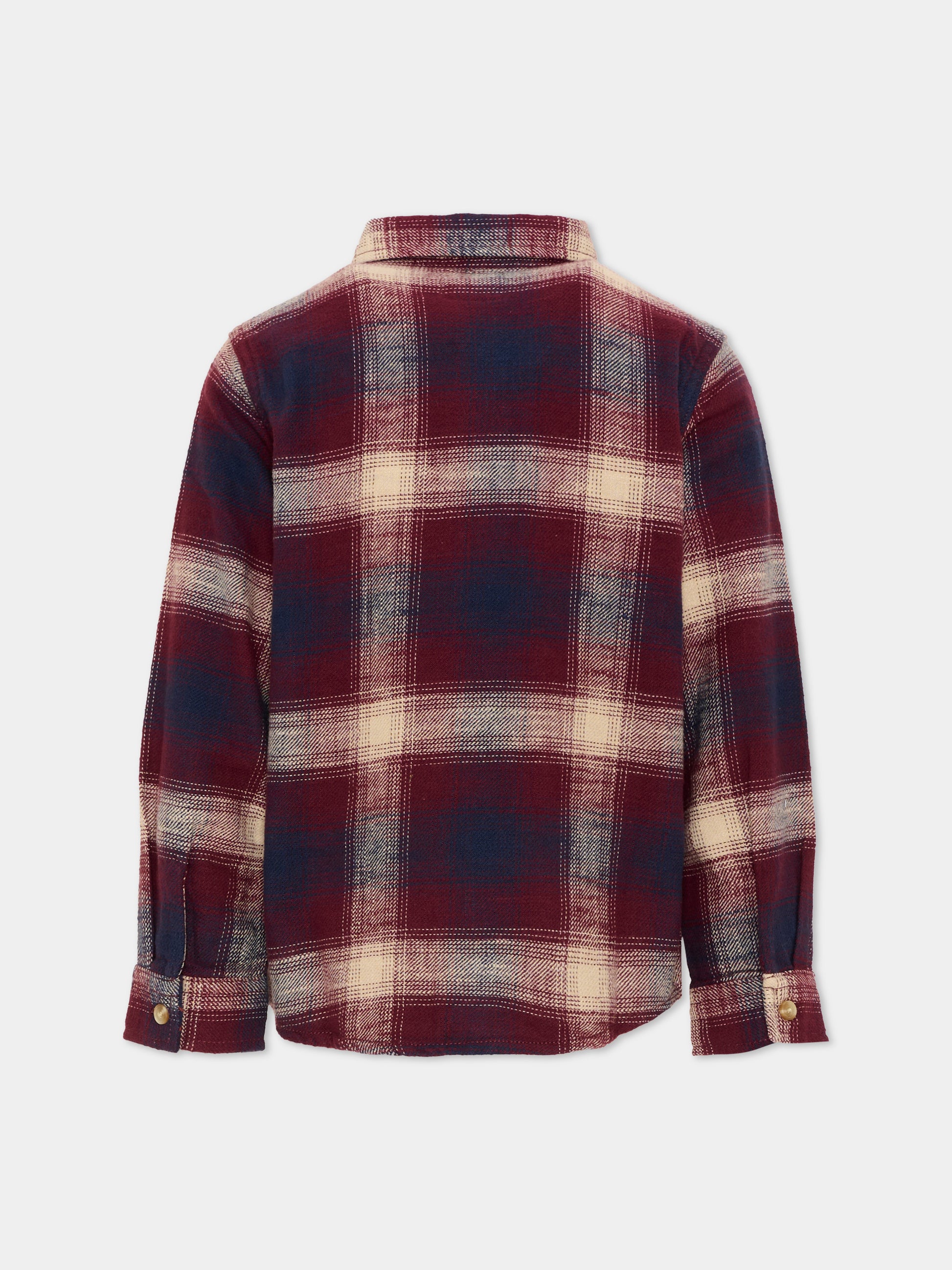 Camicia a manica lunga tartan per bambino,Levi's Kids,9ER927 RC9