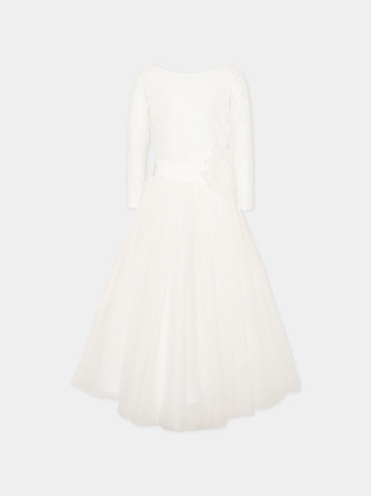 Completo elegante avorio per bambina,Colorichiari,FL208395 4970 1515