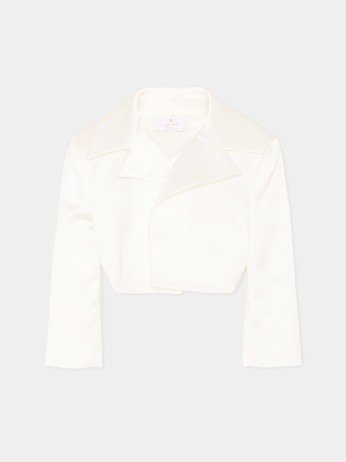 Giaccia avorio in raso per bambina,Colorichiari,FL808482 4844 15