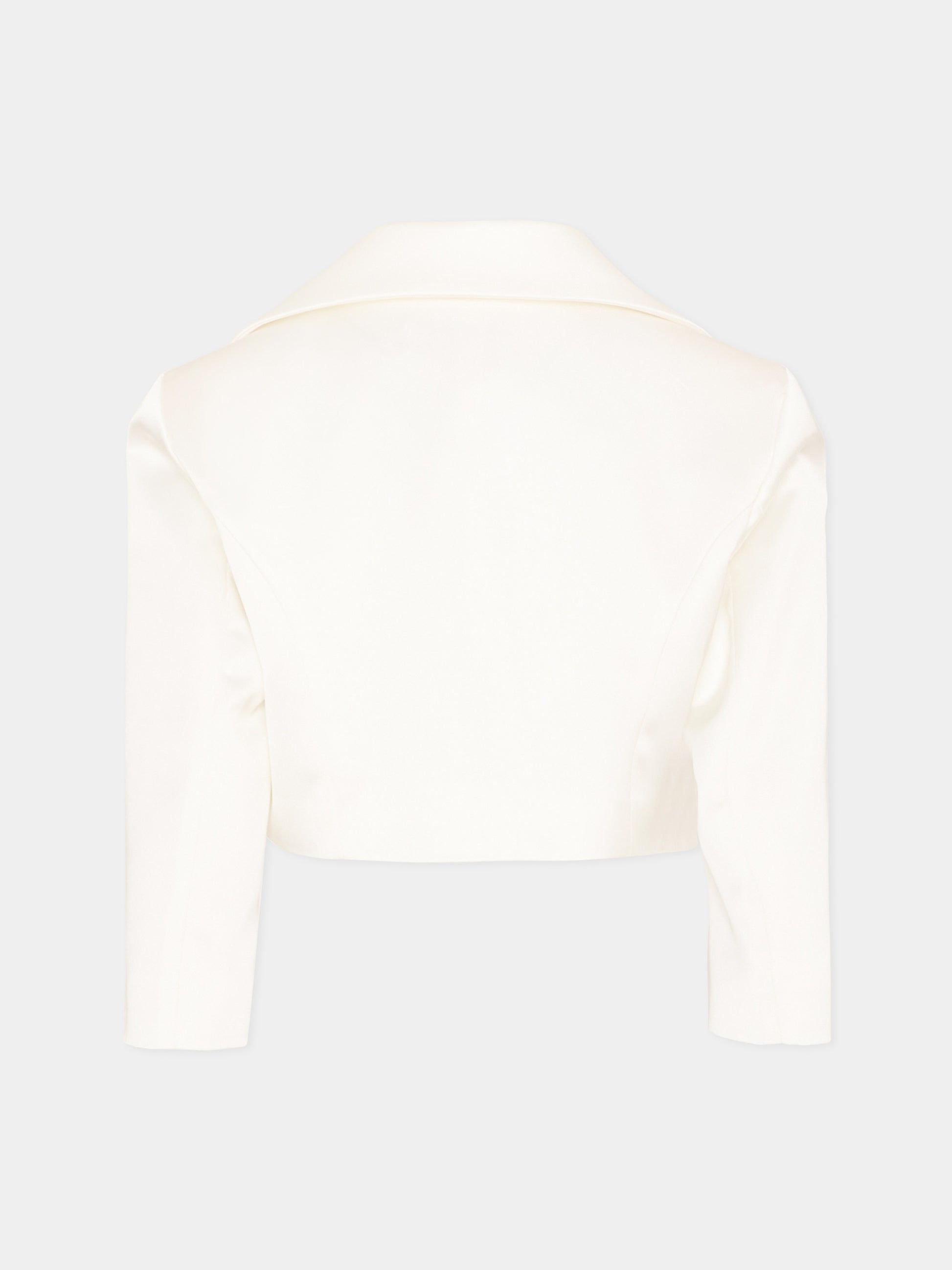 Giaccia avorio in raso per bambina,Colorichiari,FL808482 4844 15