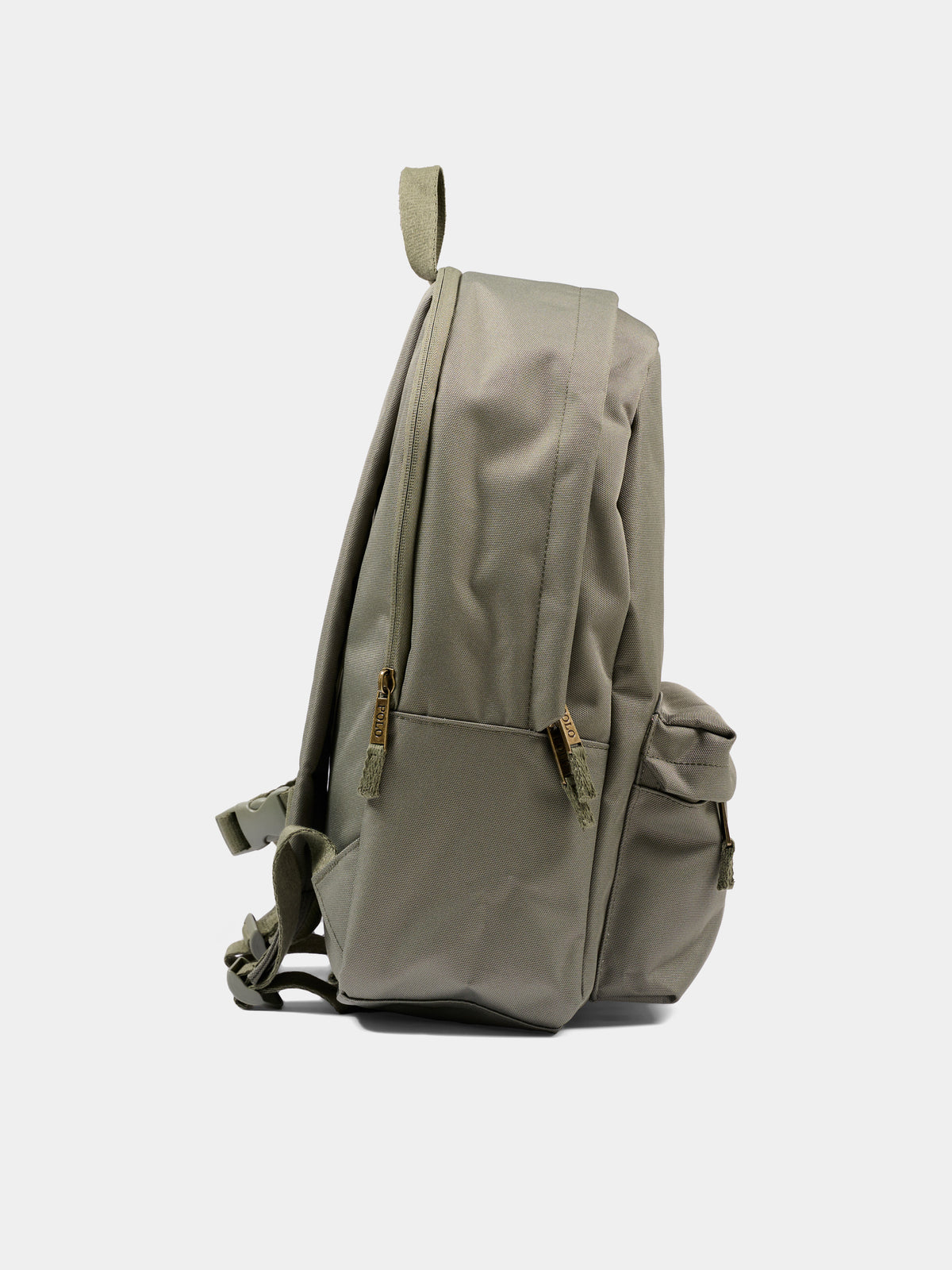 Zaino verde con Pony ricamato,Ralph Lauren Kids,9AR151 FFF