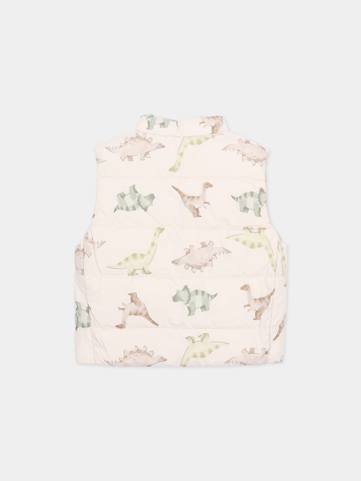 Gilet beige reversibile per neonato,Mayoral,2378 091