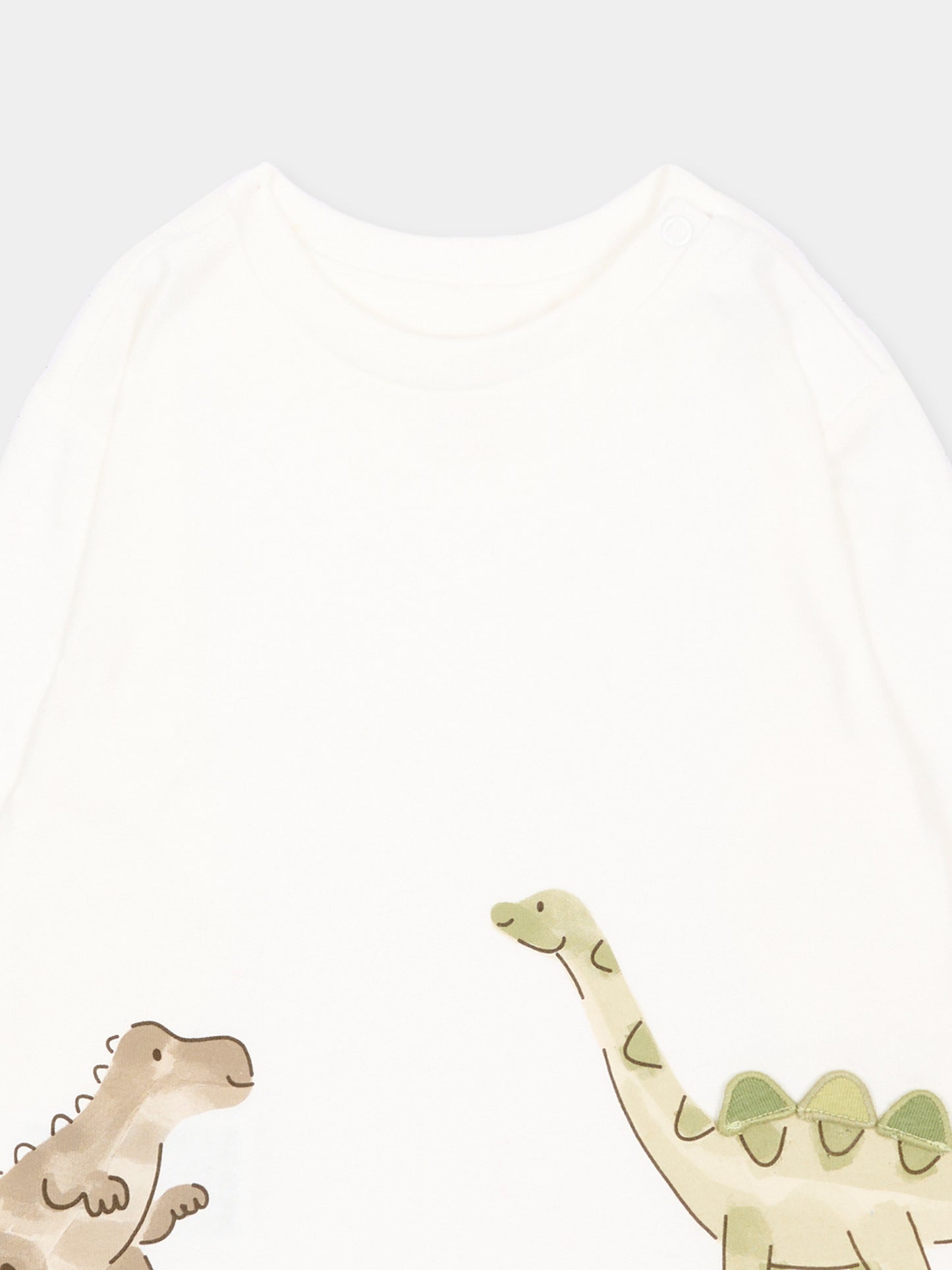 T-Shirt avorio per neonato con dinosauri,Mayoral,2004 065