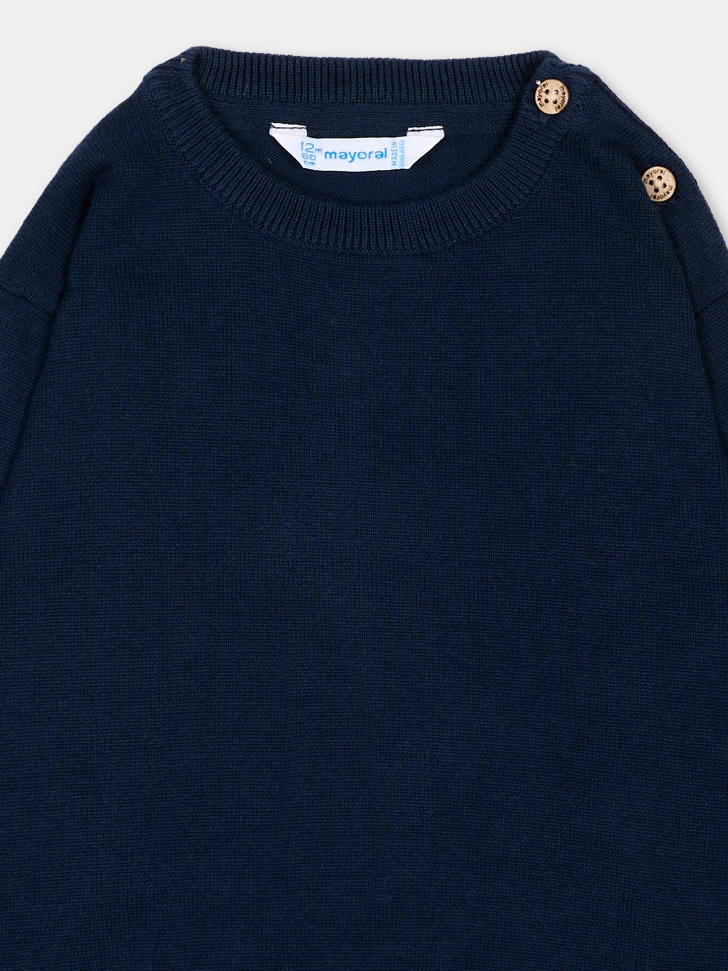 Maglione blu per neonato,Mayoral,309 026