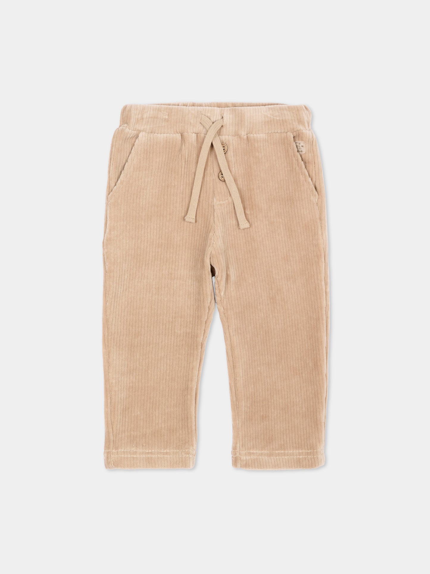 Pantaloni casual beige per neonato,Mayoral,2542 062