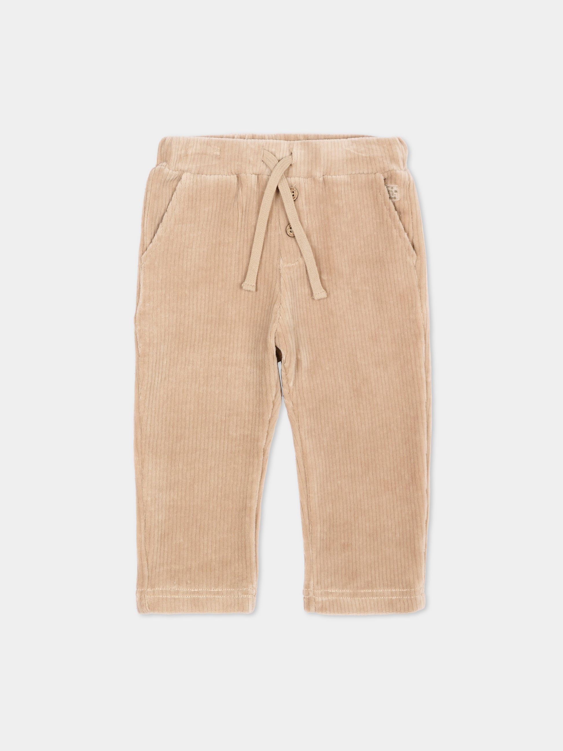 Pantaloni casual beige per neonato,Mayoral,2542 062