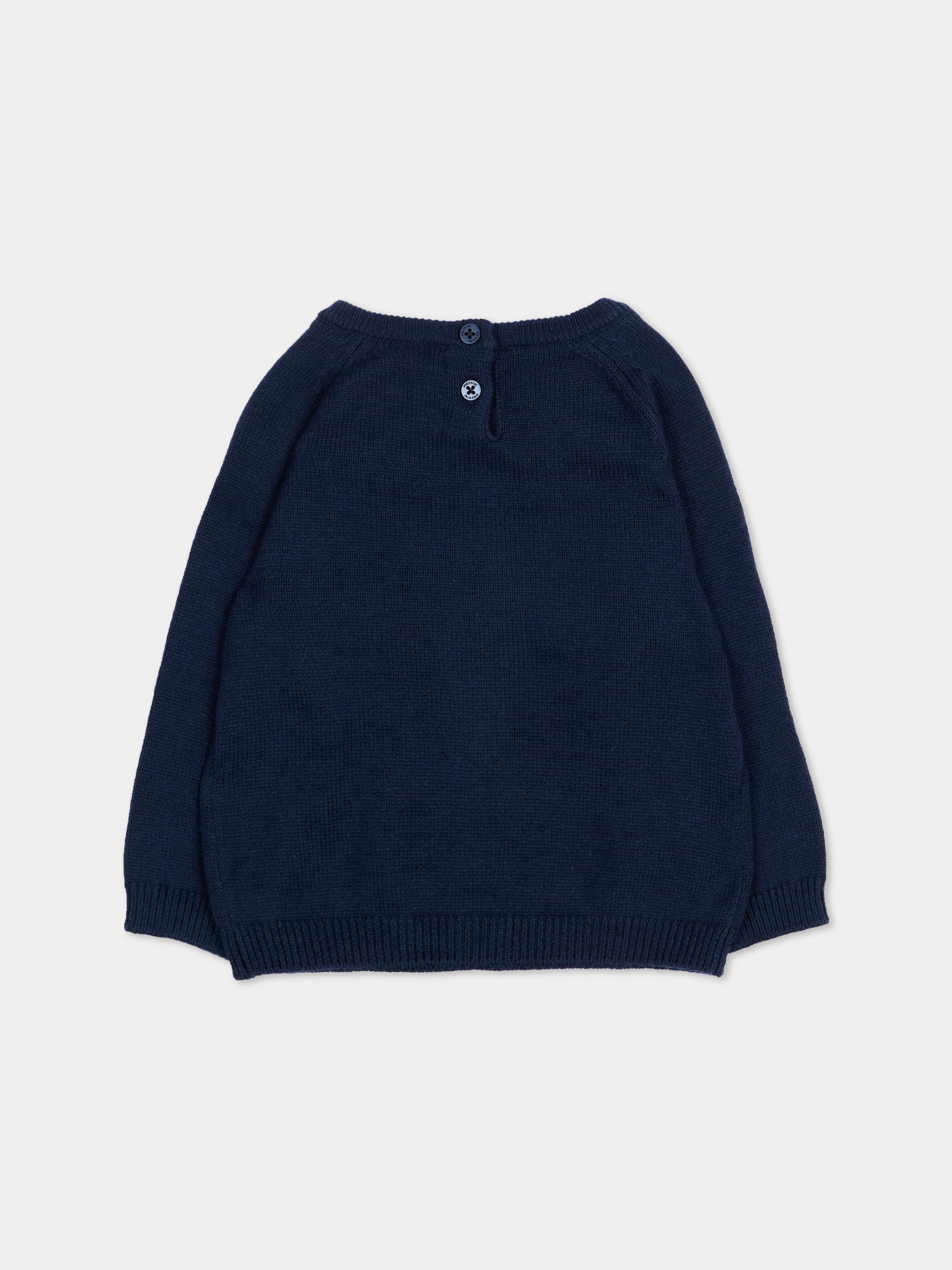 Maglione blu per neonato in tricot,Mayoral,351 032