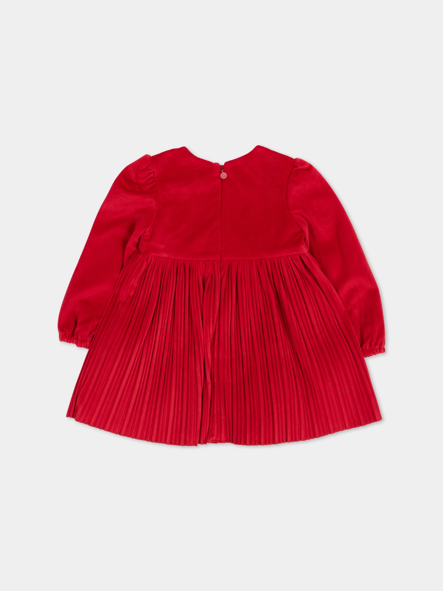 Abito elegante rosso per neonata con logo,Mayoral,2902 089