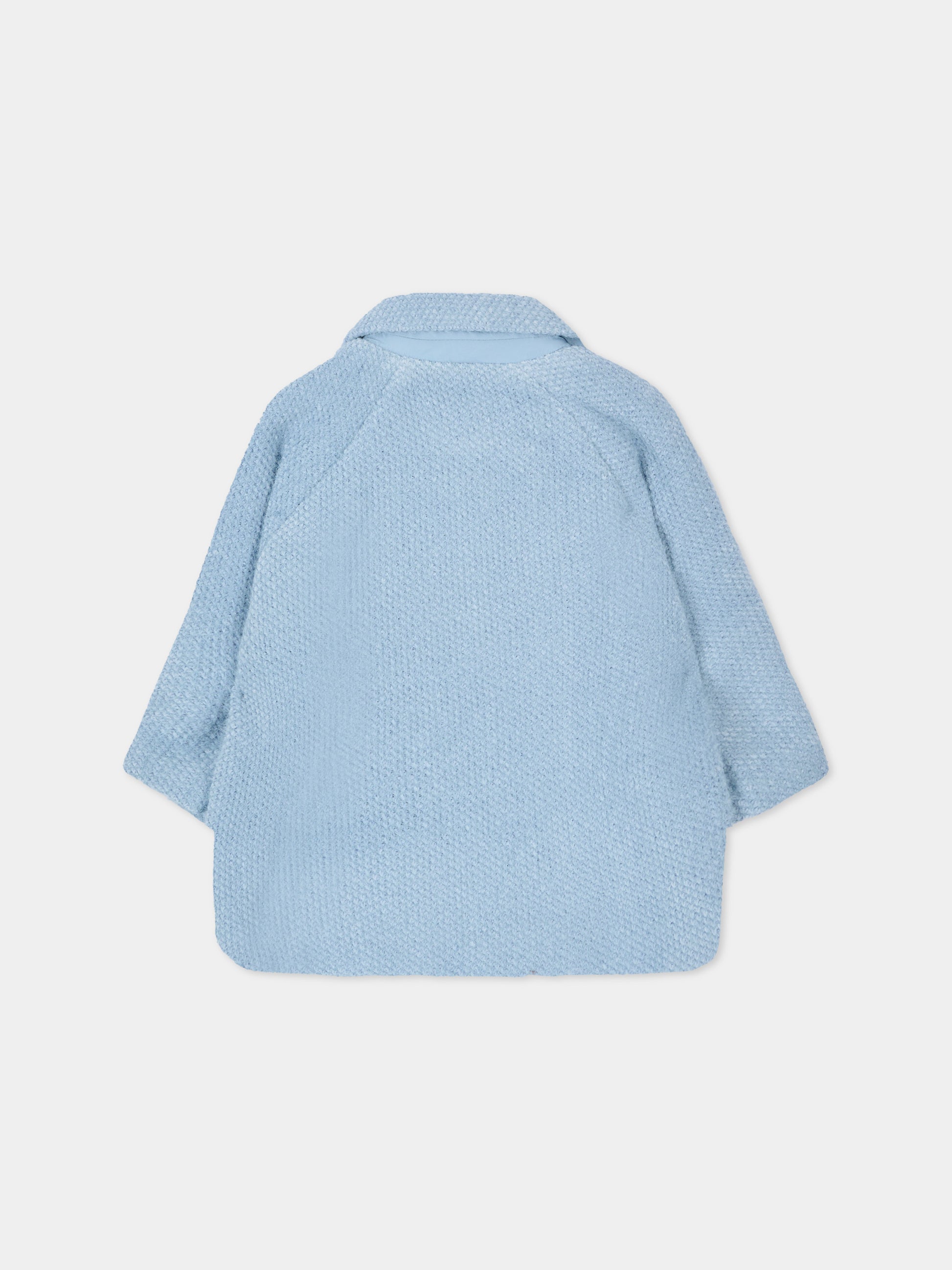 Cappotto celeste per neonata,Mayoral,2435 016