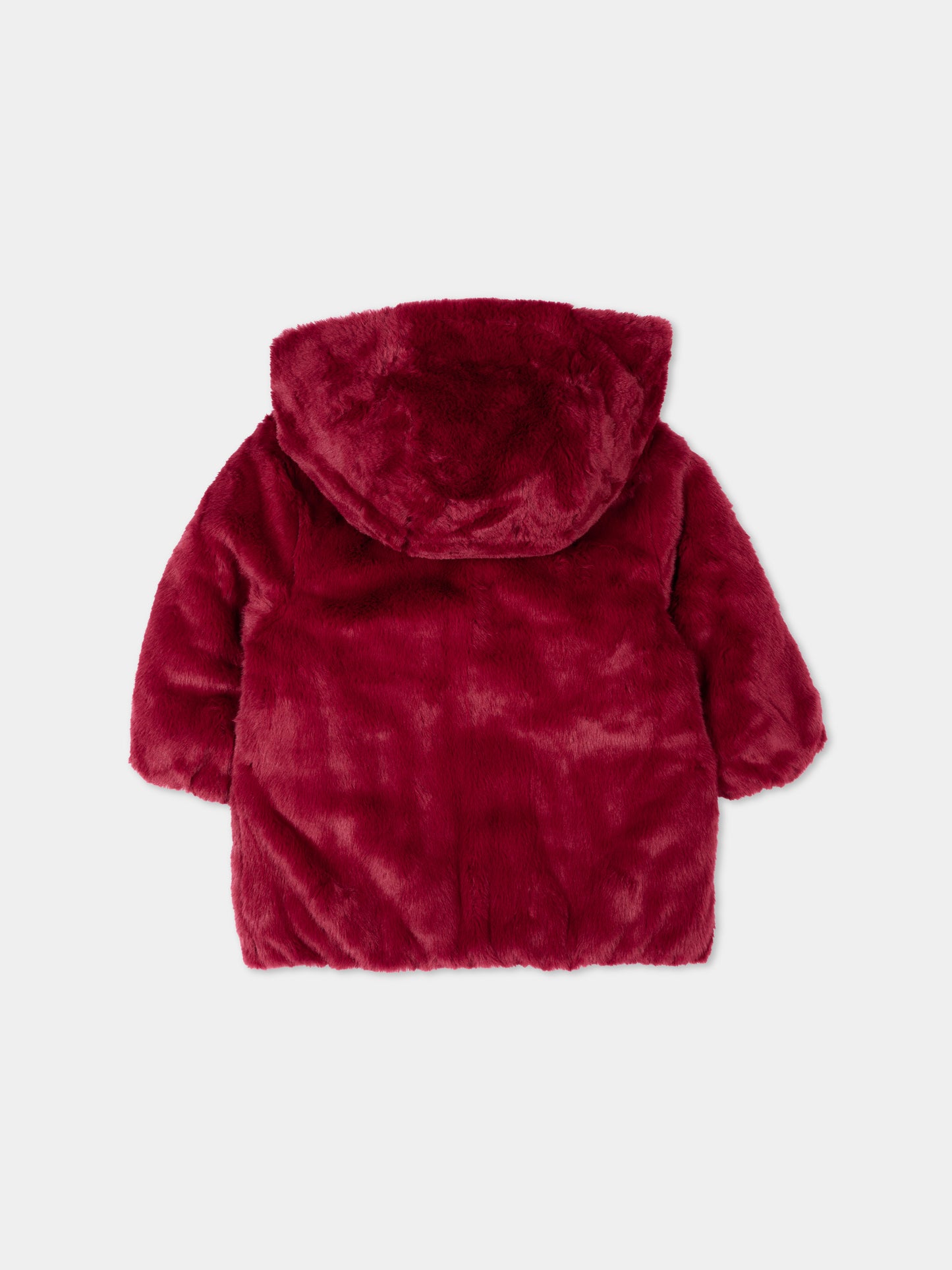 Piumino bordeaux reversibile per neonata,Mayoral,2439 091