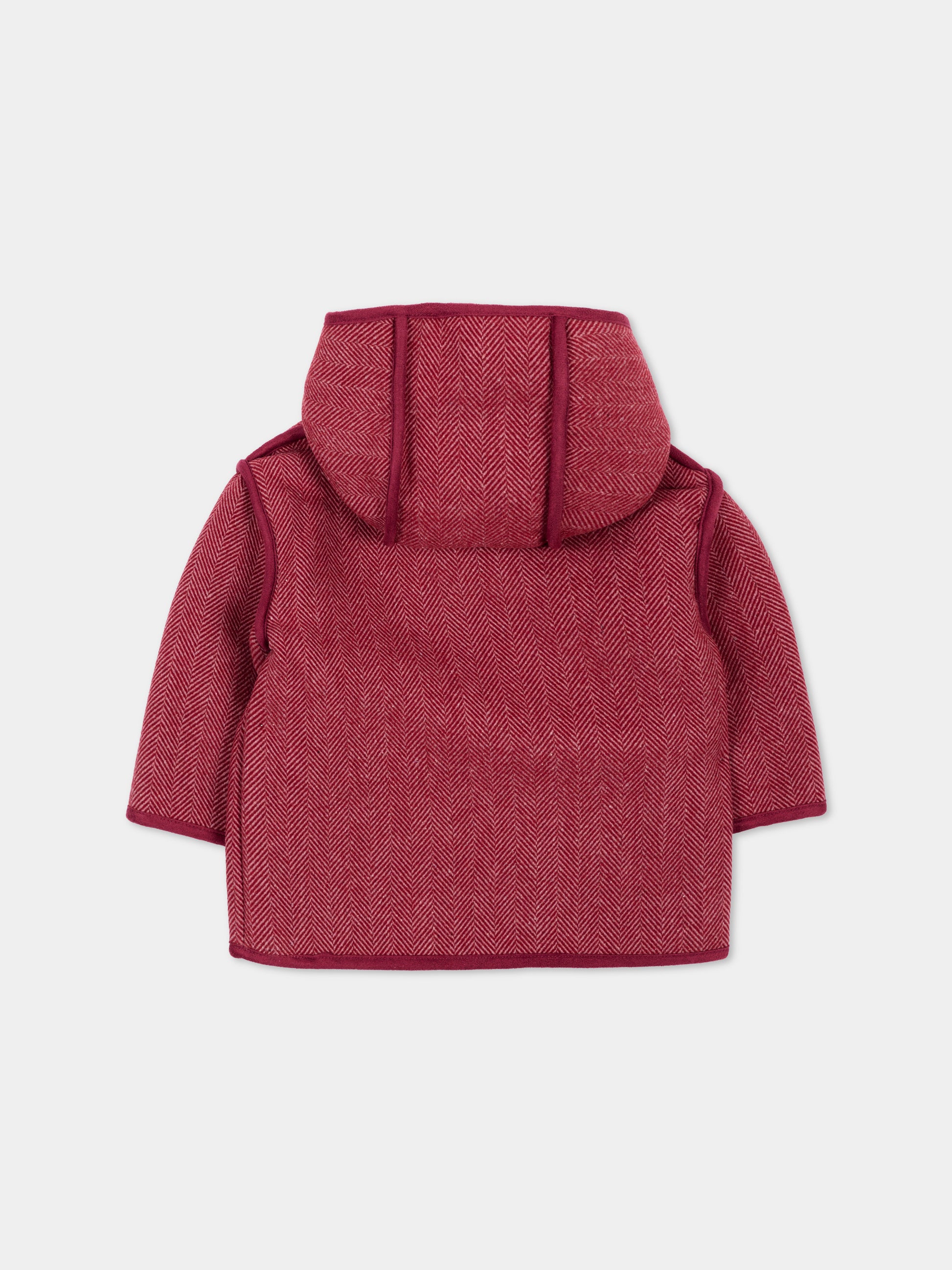 Cappotto bordeaux per neonata,Mayoral,2434 076