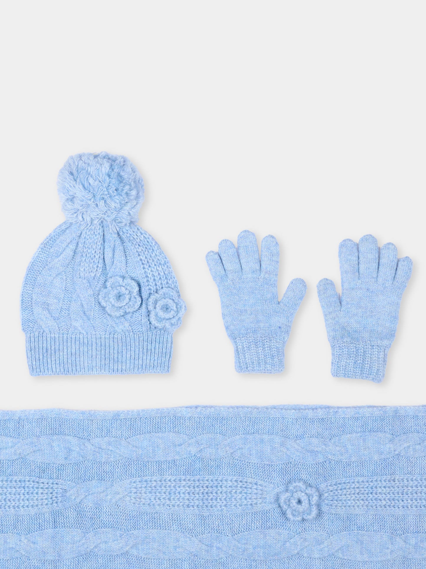 Set accessori celeste per bambina,Mayoral,10303 094