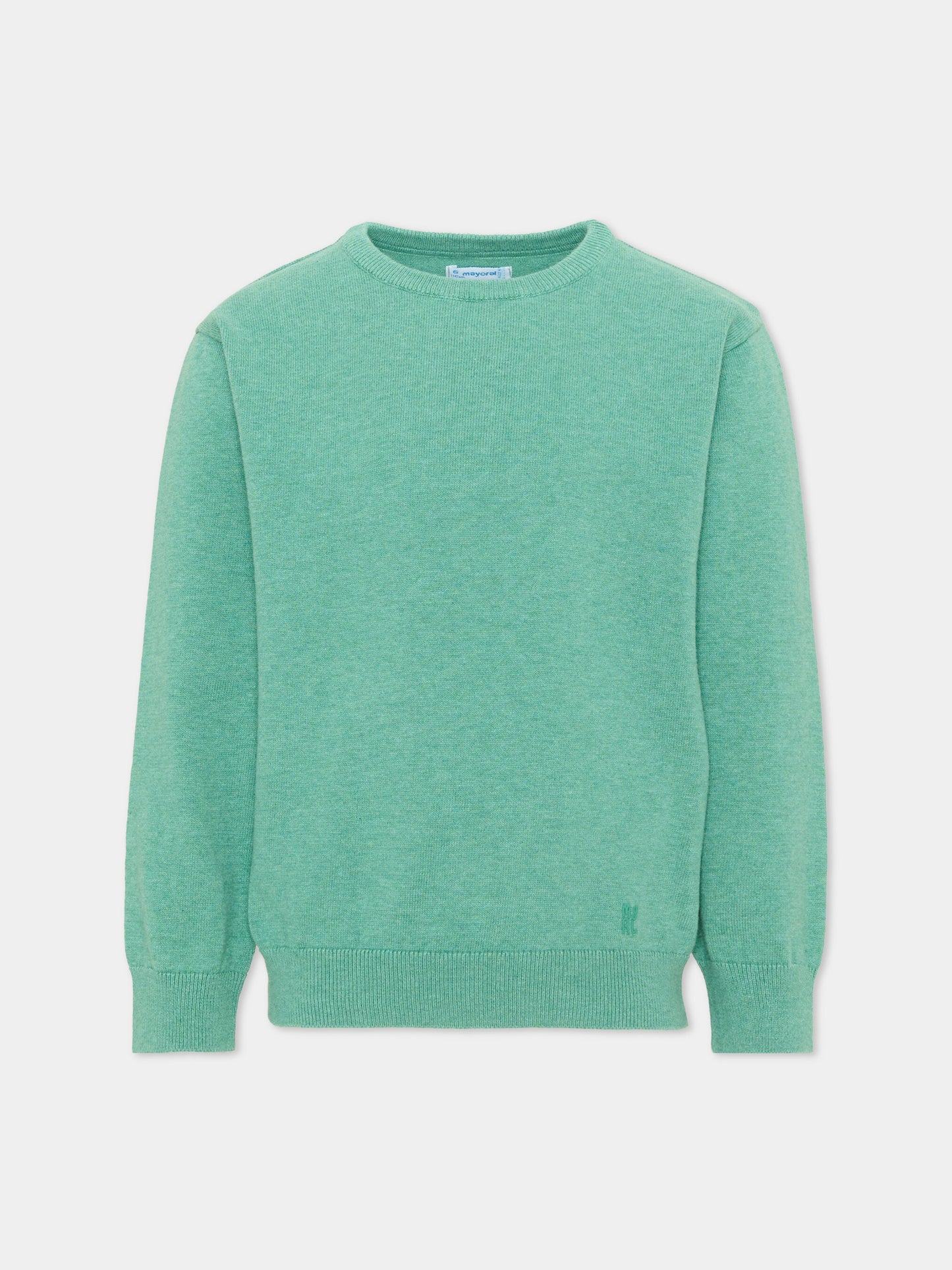 Maglione verde per bambino con logo,Mayoral,323 022