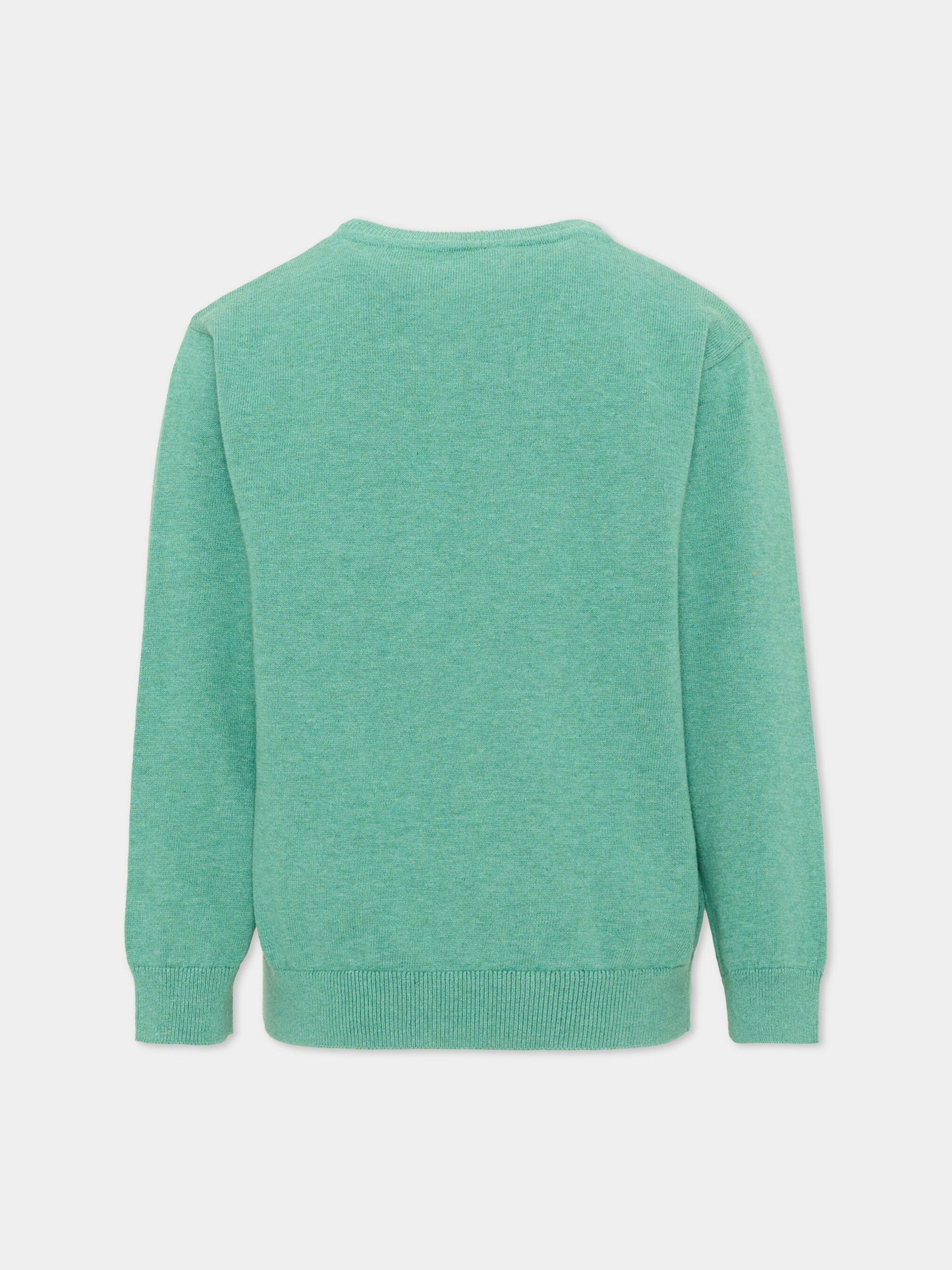 Maglione verde per bambino con logo,Mayoral,323 022
