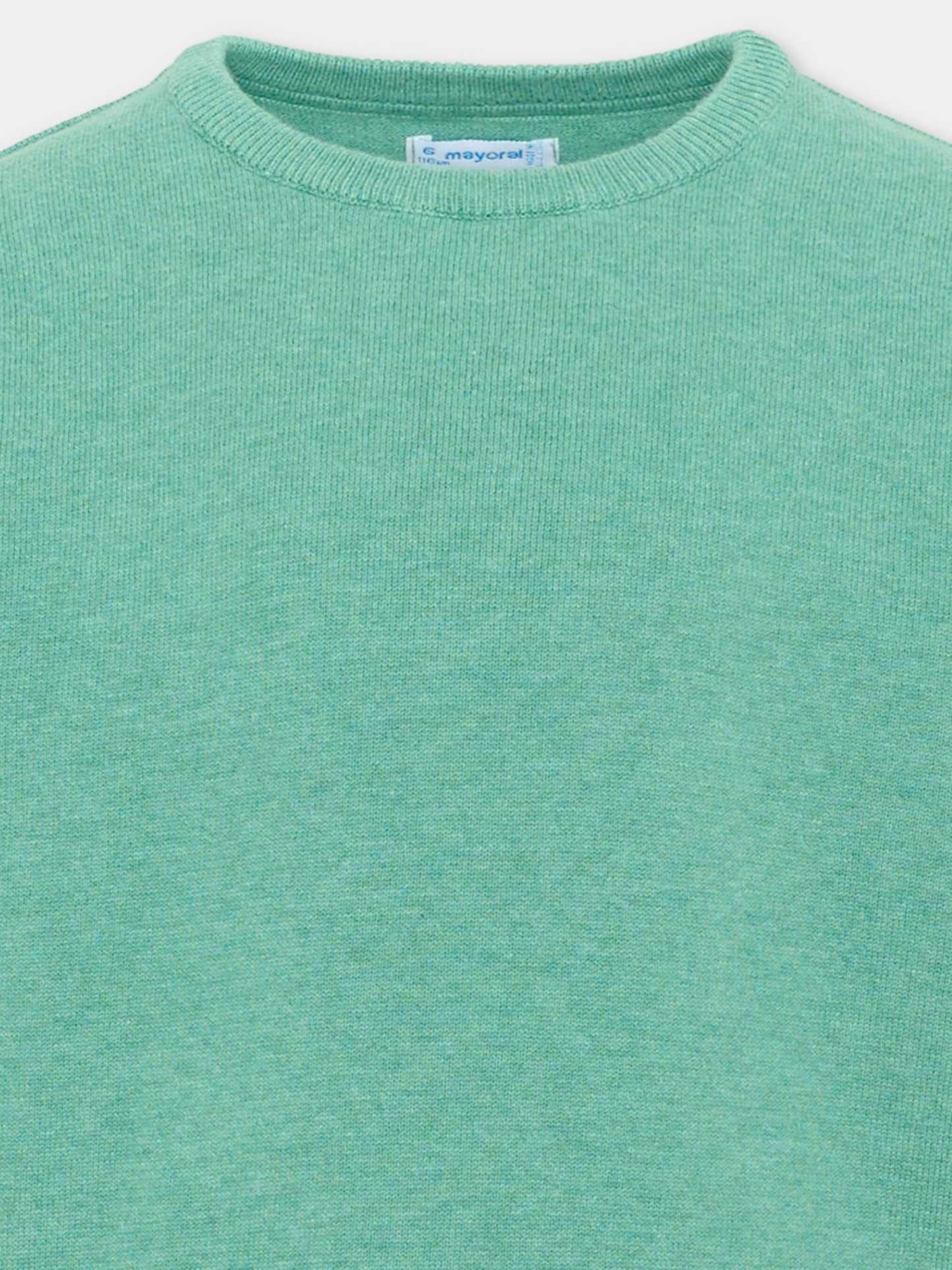 Maglione verde per bambino con logo,Mayoral,323 022