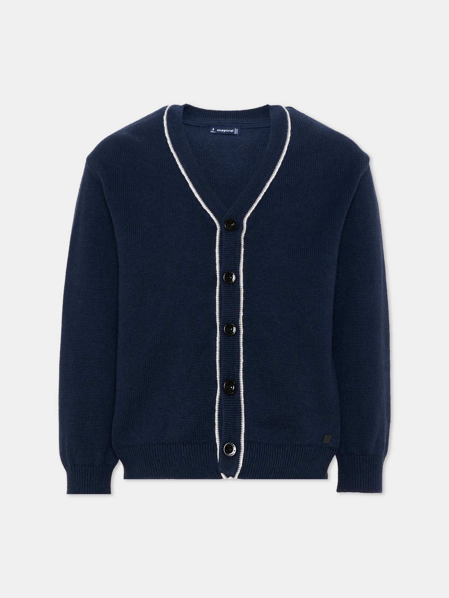 Cardigan blu per bambino,Mayoral,4302 043