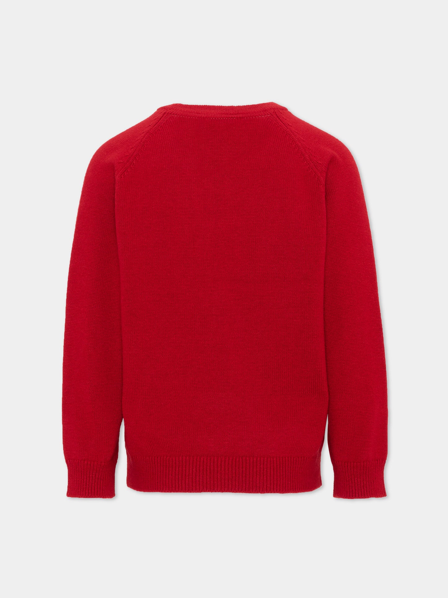 Maglione rosso per bambino con logo,Mayoral,311 010