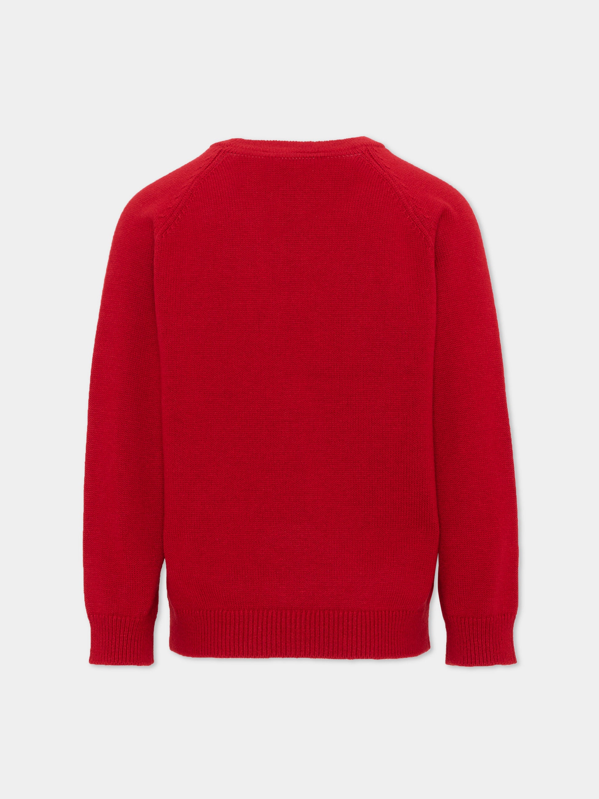 Maglione rosso per bambino con logo,Mayoral,311 010