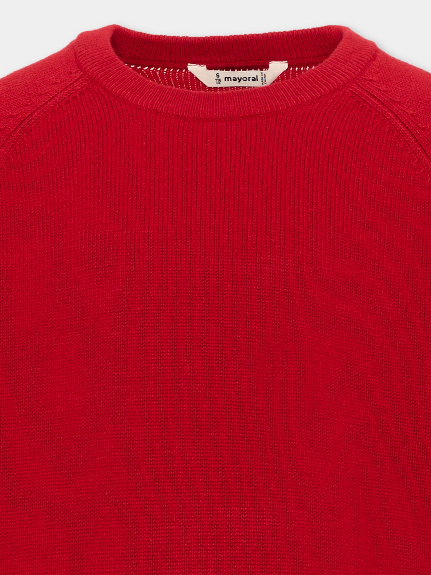 Maglione rosso per bambino con logo,Mayoral,311 010