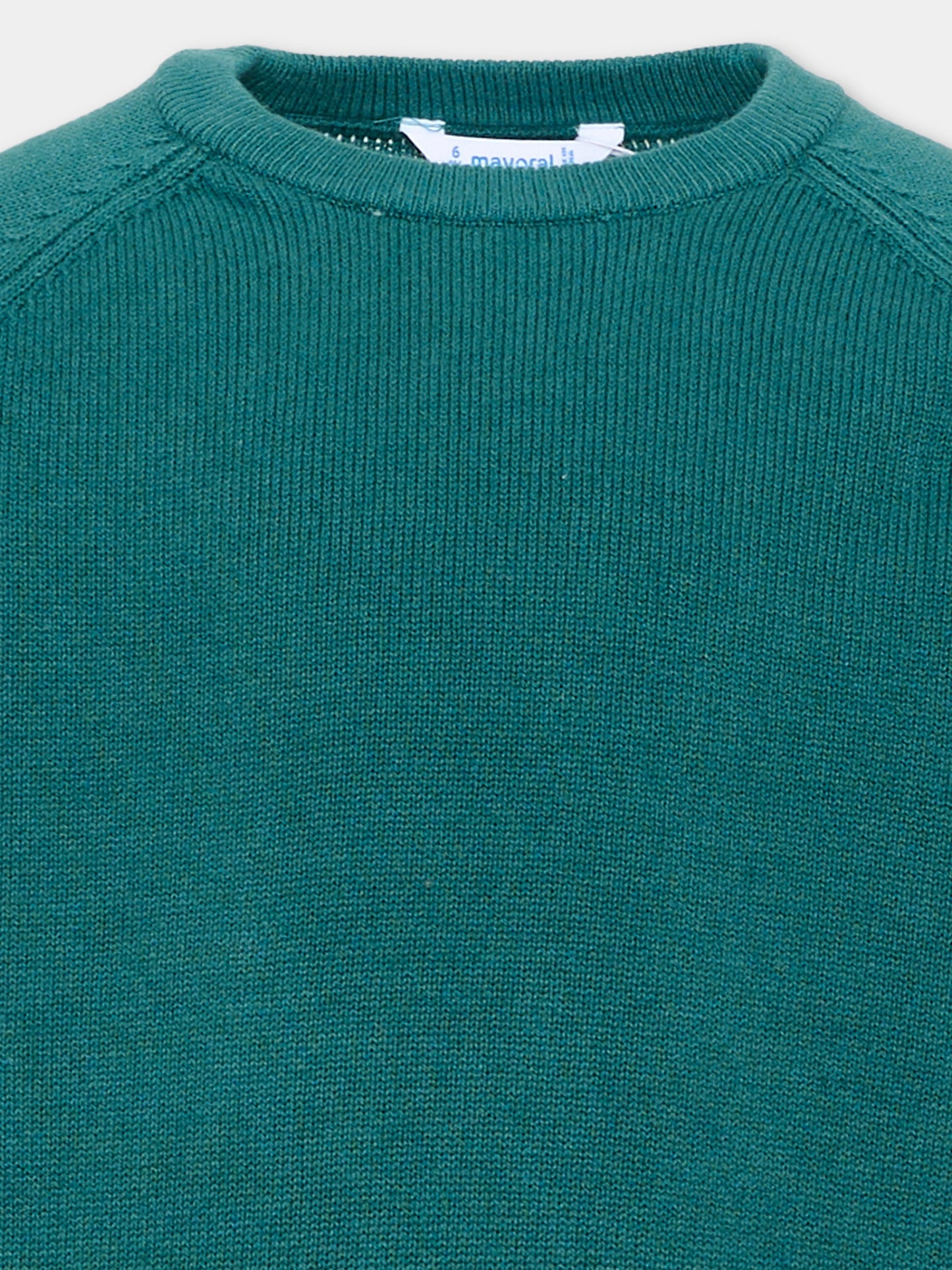 Maglione verde per bambino con logo,Mayoral,311 013