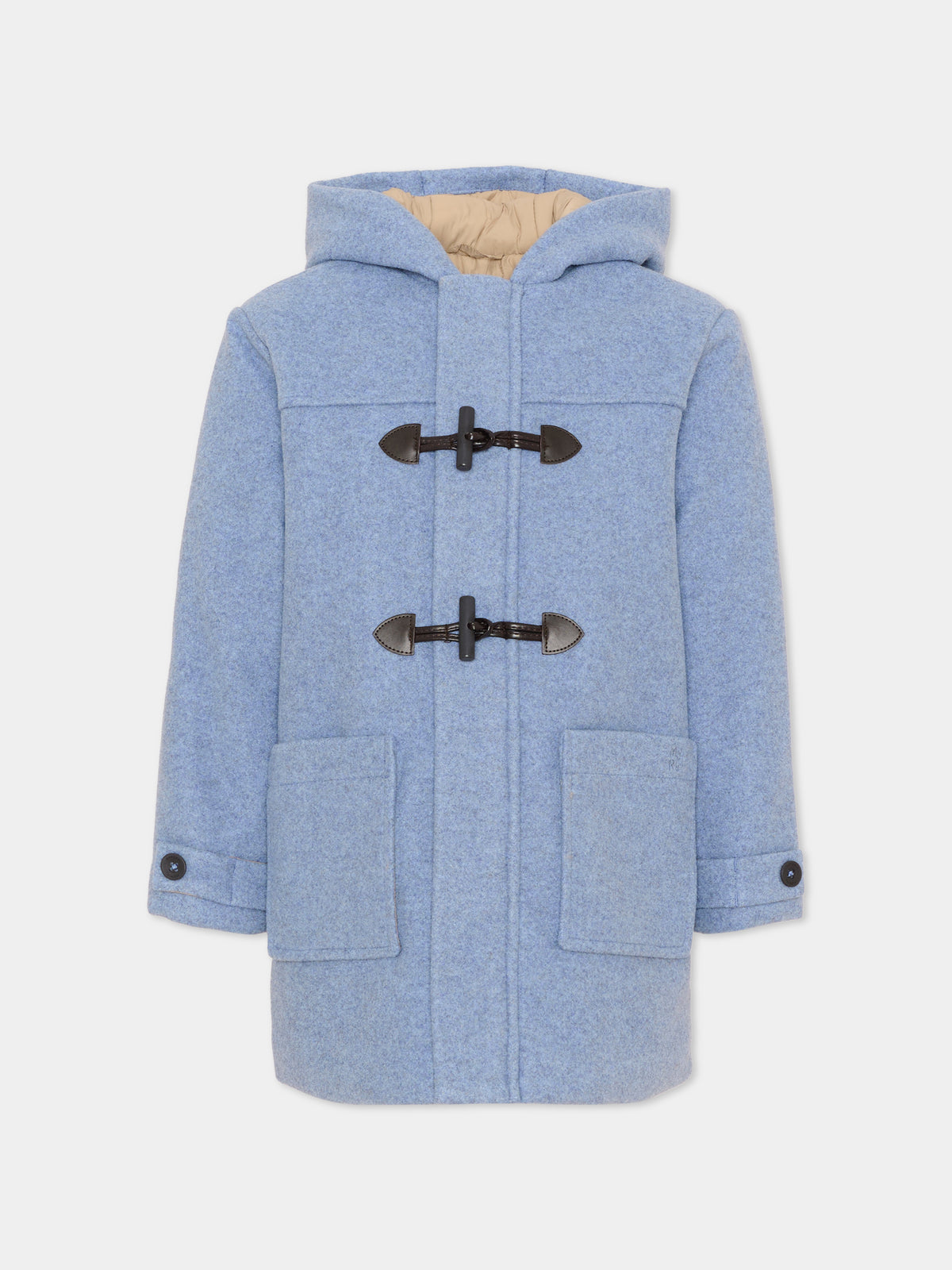 Cappotto celeste per bambino con alamari,Mayoral,4472 018