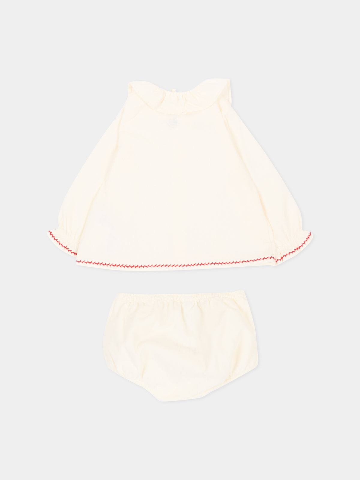 Completo nascita avorio per neonata,Petit Bateau,A0GLR 00