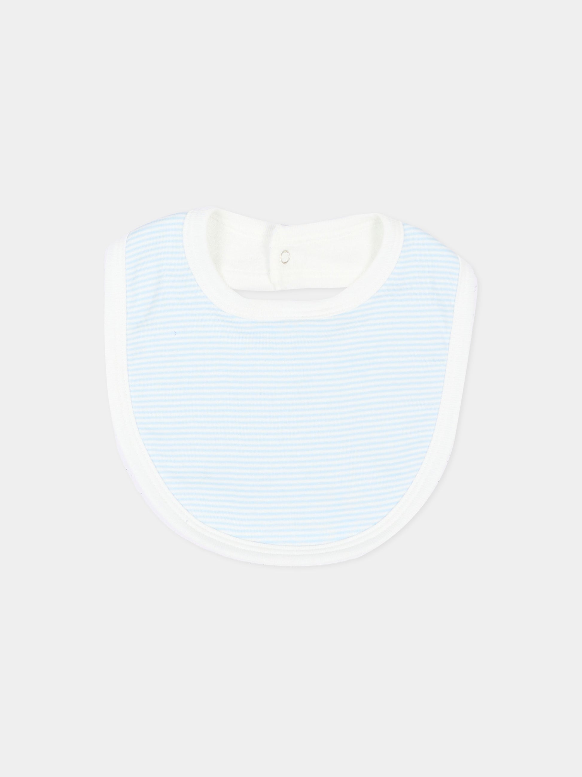 Bavaglini avorio per neonati con balene,Petit Bateau,A0GLI 00