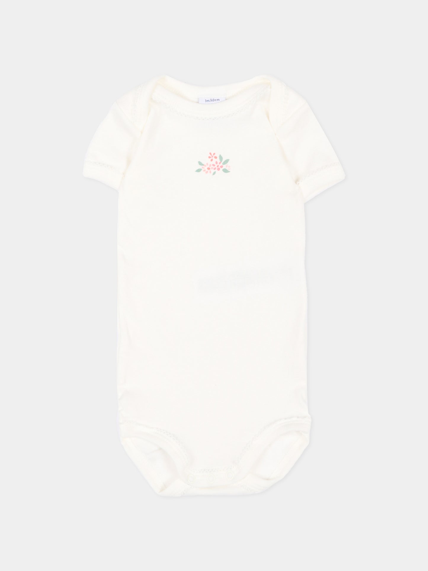 Body multicolor per neonata con stampa floreale,Petit Bateau,A0GYK 00