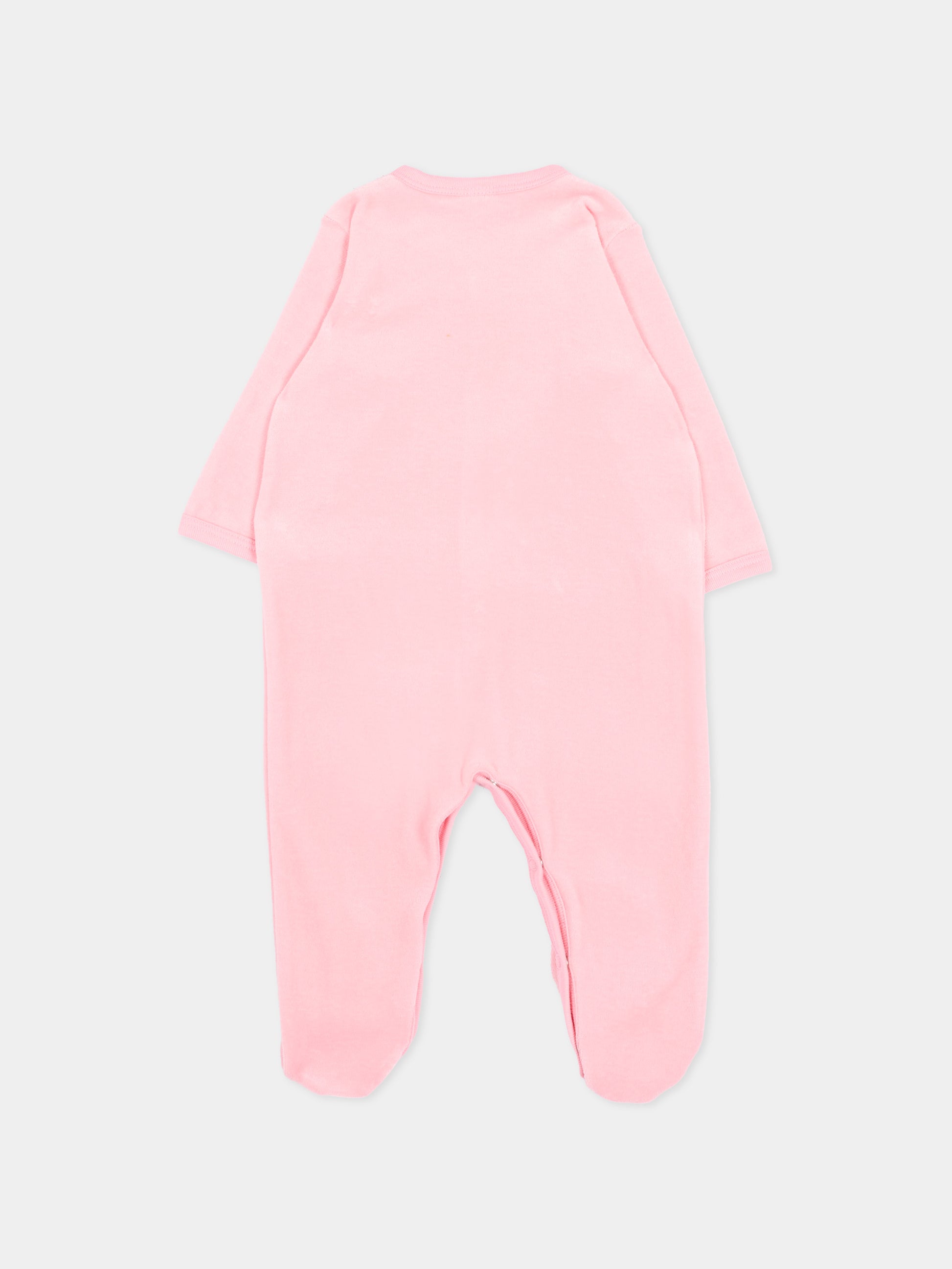 Tutina rosa per neonata con cuore,Petit Bateau,A0GJ8 03