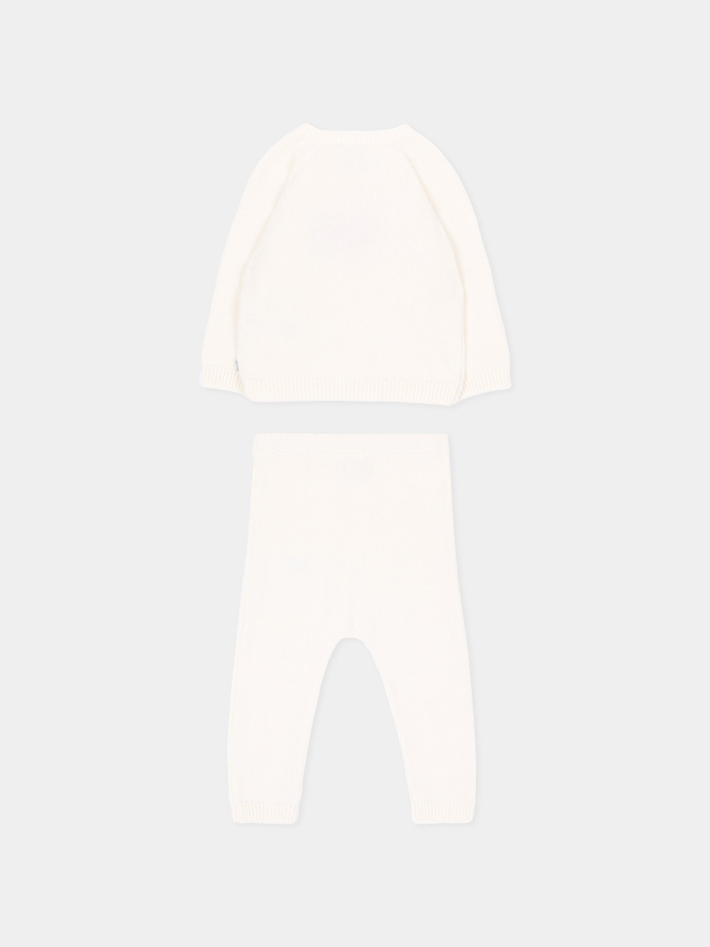 Completo nascita avorio con cuore per neonata,Petit Bateau,A0GNY 01