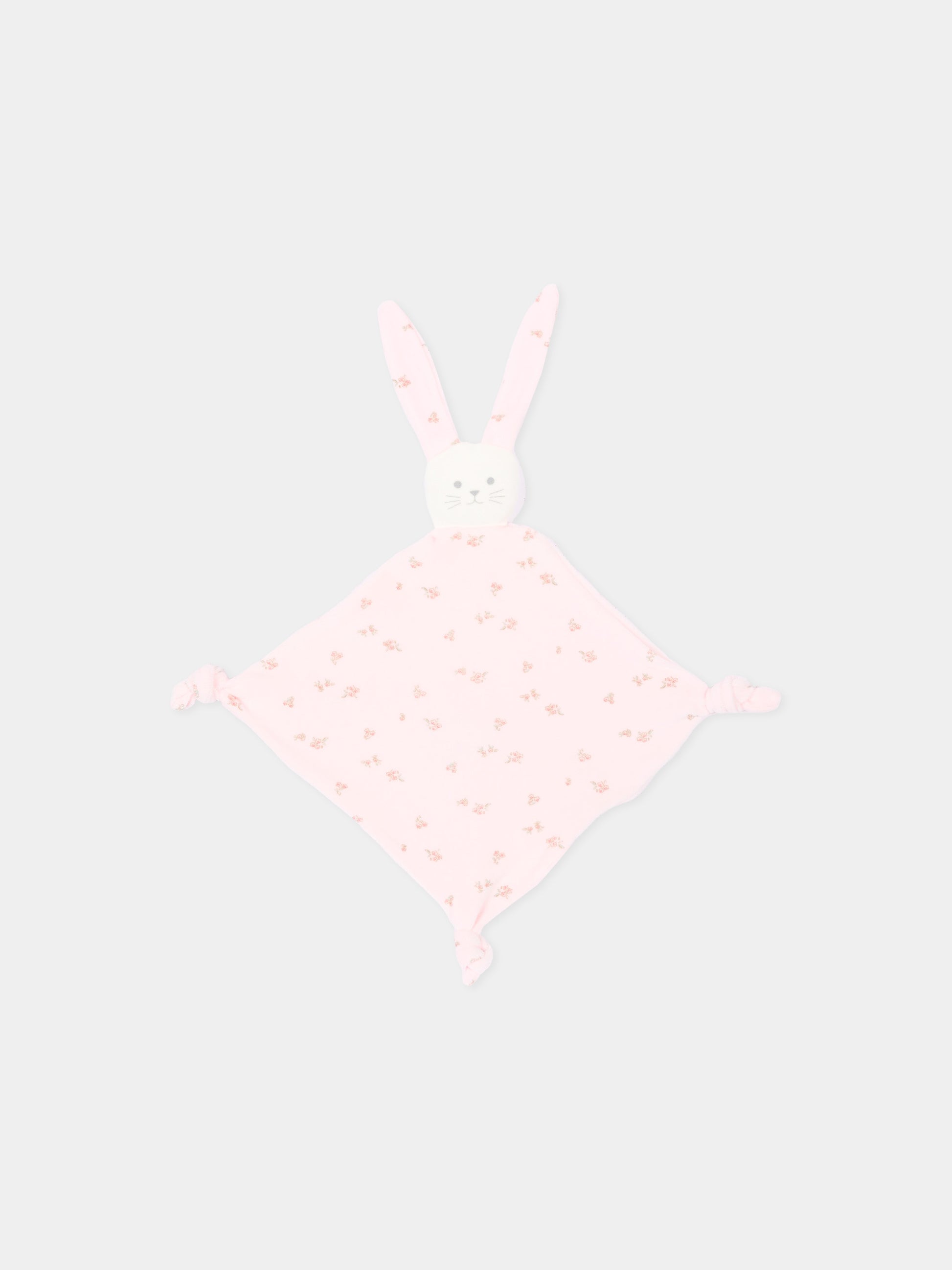 Doudou rosa per neonata con coniglio,Petit Bateau,A0G9S 01