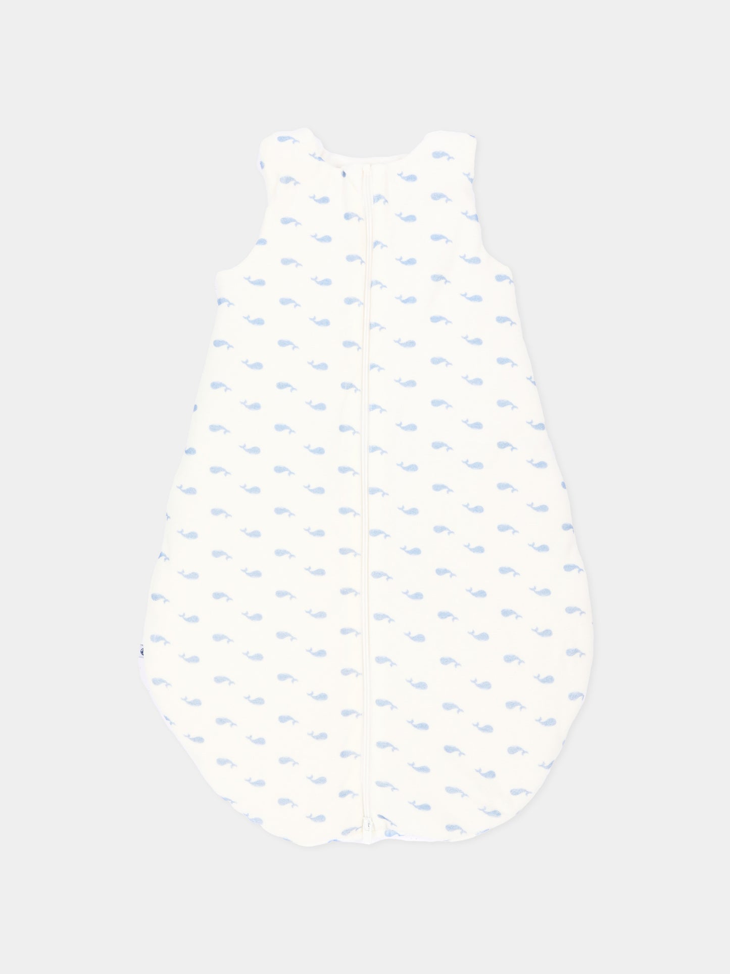 Sacco nanna avorio per neonati con balene,Petit Bateau,A0GAD 01