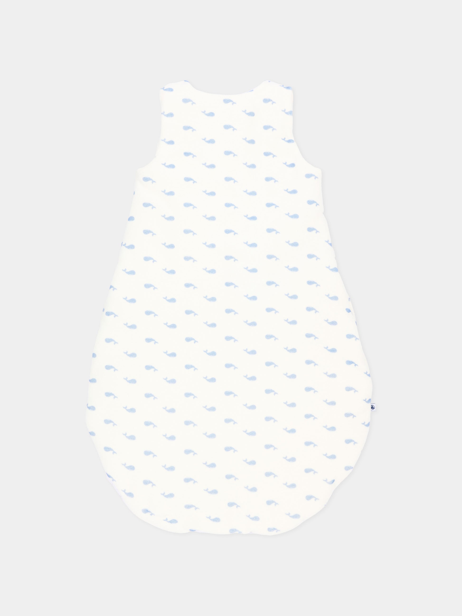 Sacco nanna avorio per neonati con balene,Petit Bateau,A0GAD 01