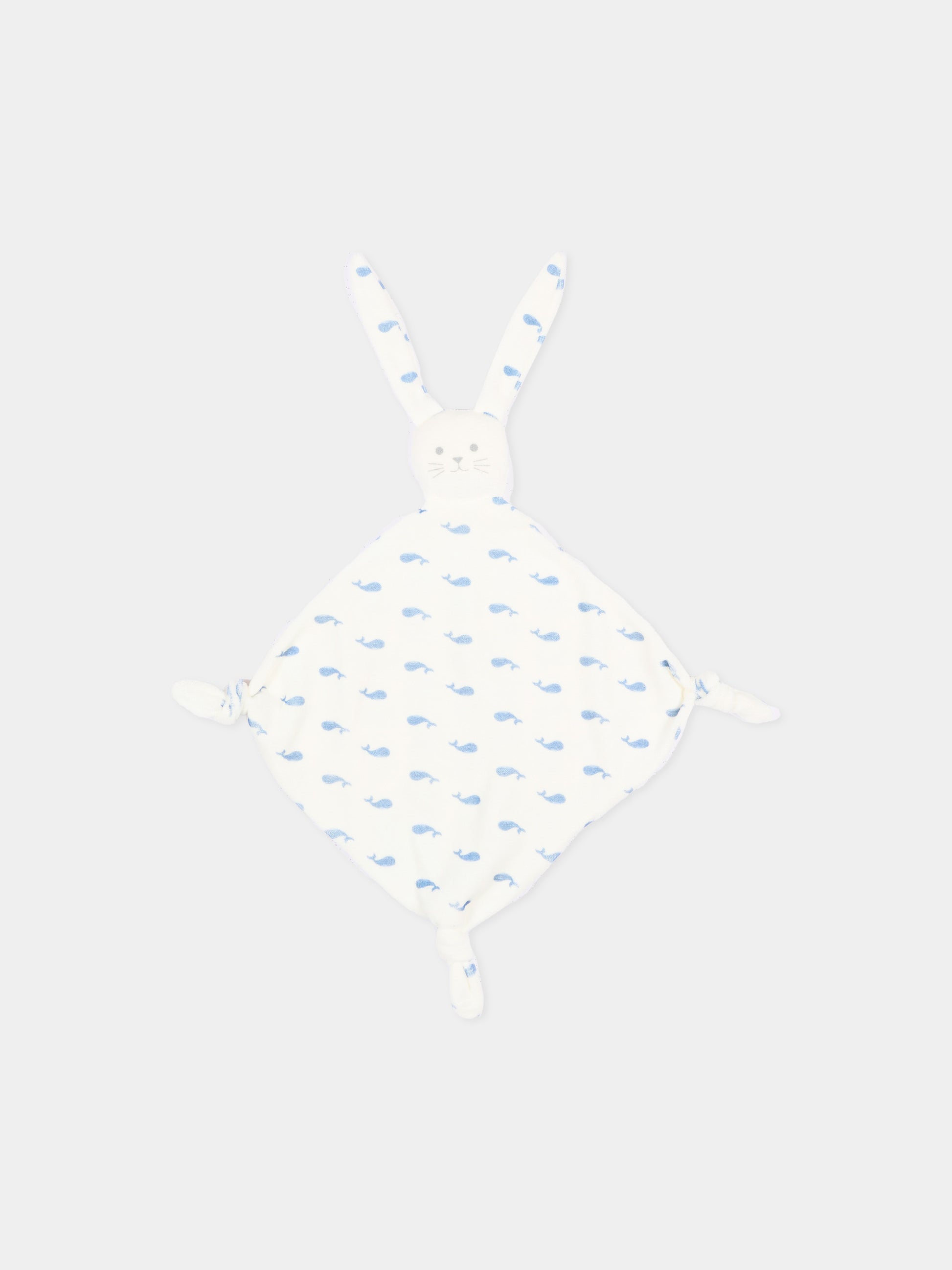 Doudou avorio per neonati con balene,Petit Bateau,A0G9T 01