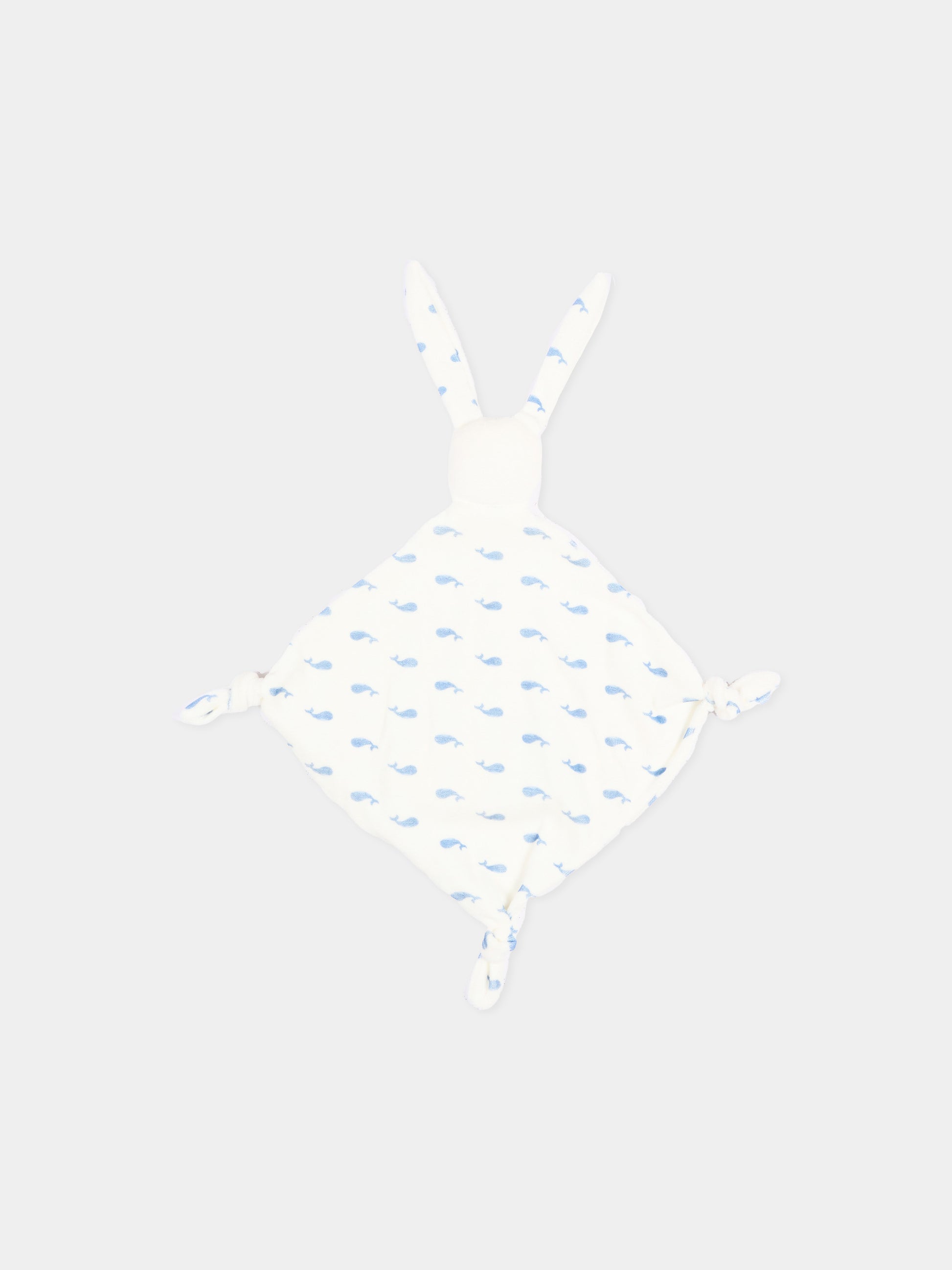 Doudou avorio per neonati con balene,Petit Bateau,A0G9T 01