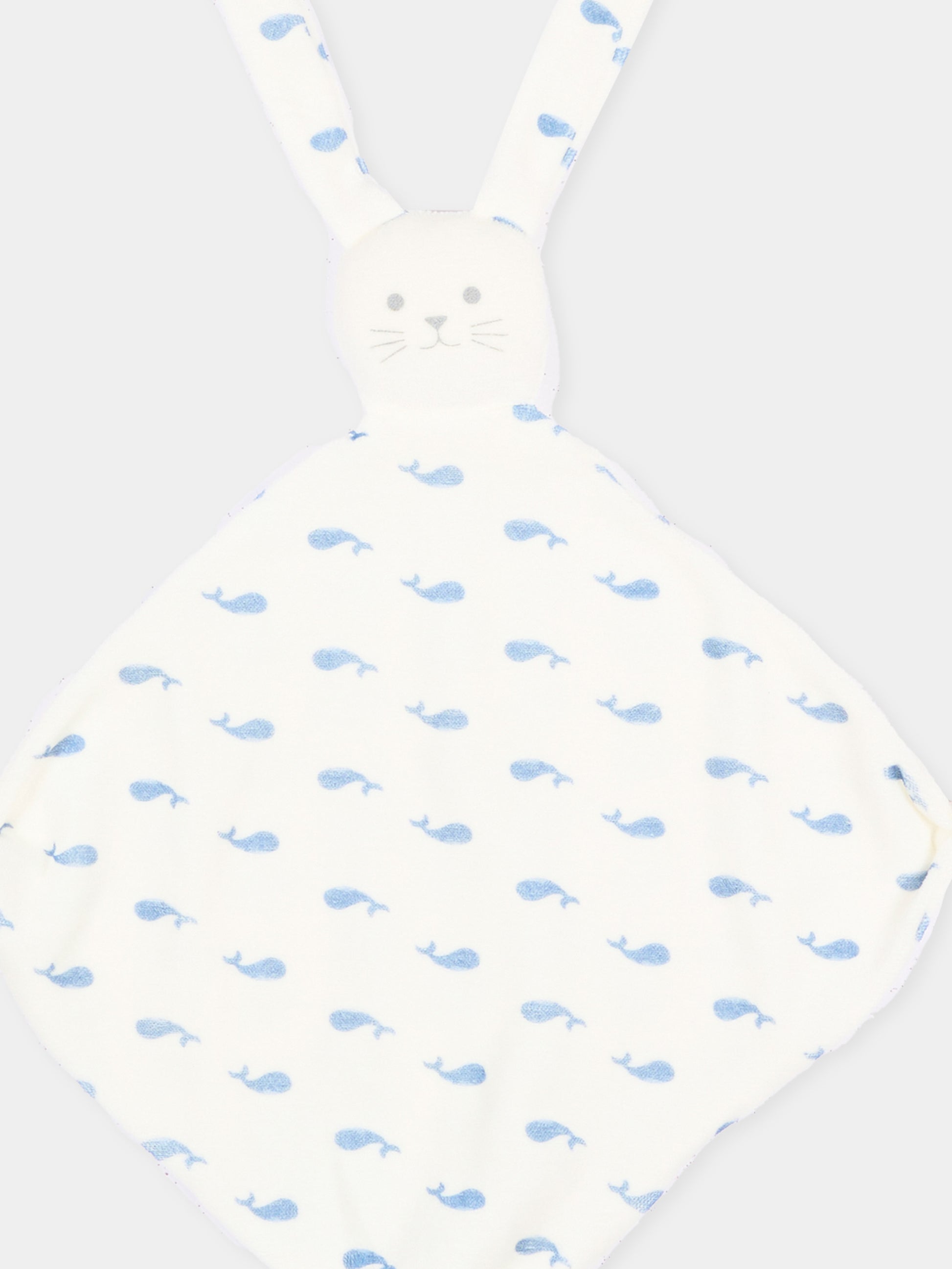 Doudou avorio per neonati con balene,Petit Bateau,A0G9T 01