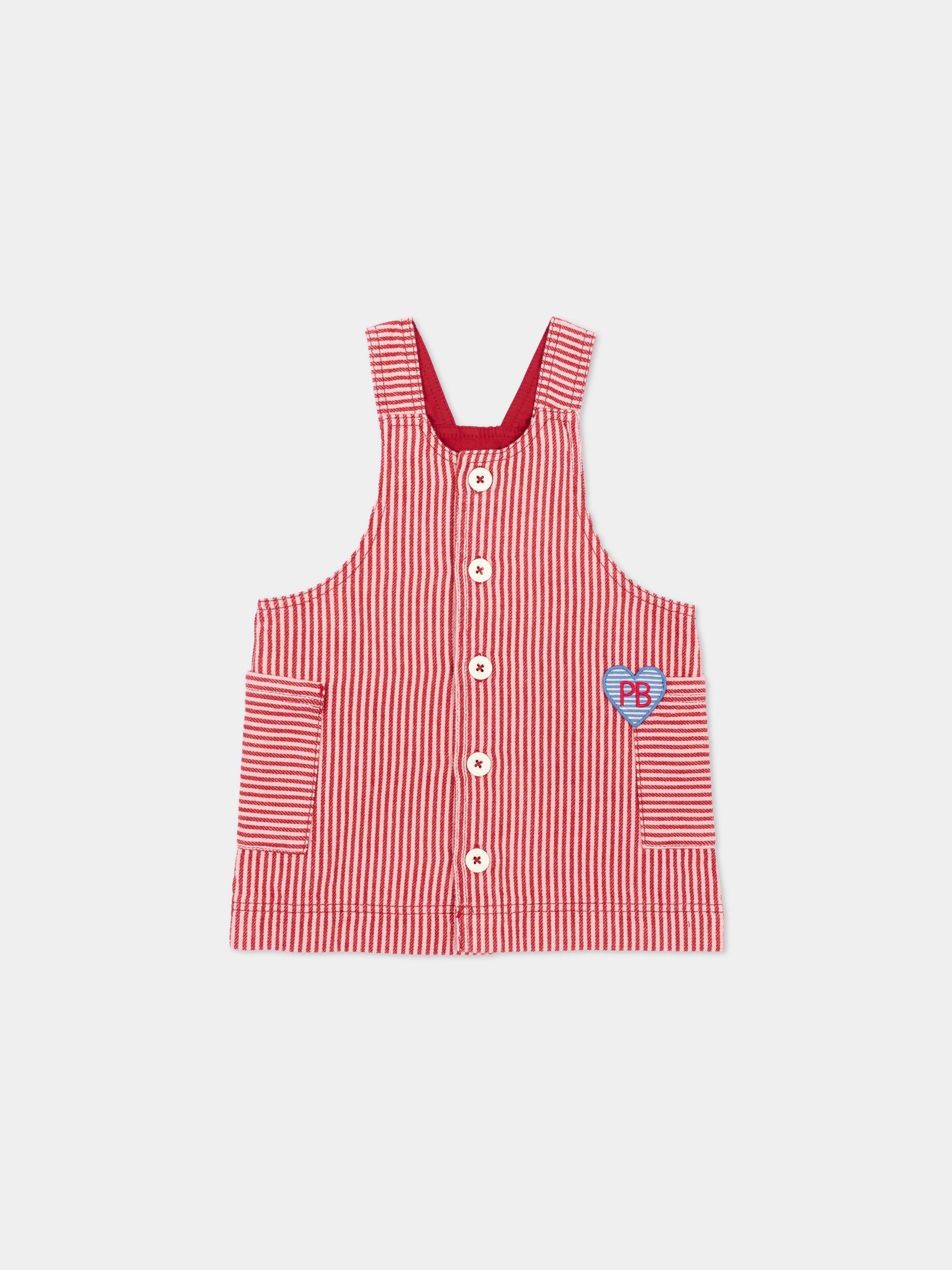 Vestito bordeaux per neonata a righe,Petit Bateau,A0GEC 01