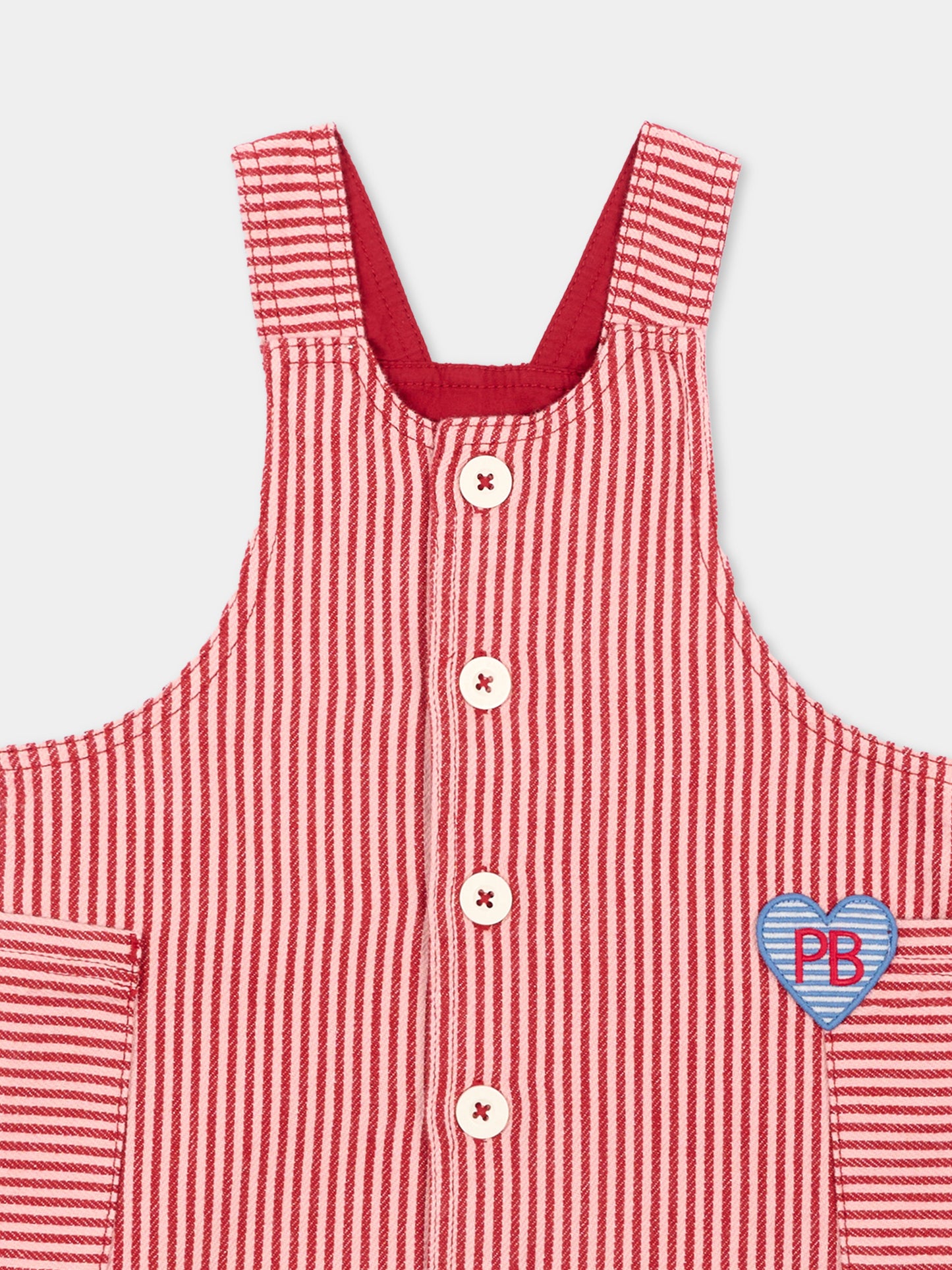 Vestito bordeaux per neonata a righe,Petit Bateau,A0GEC 01