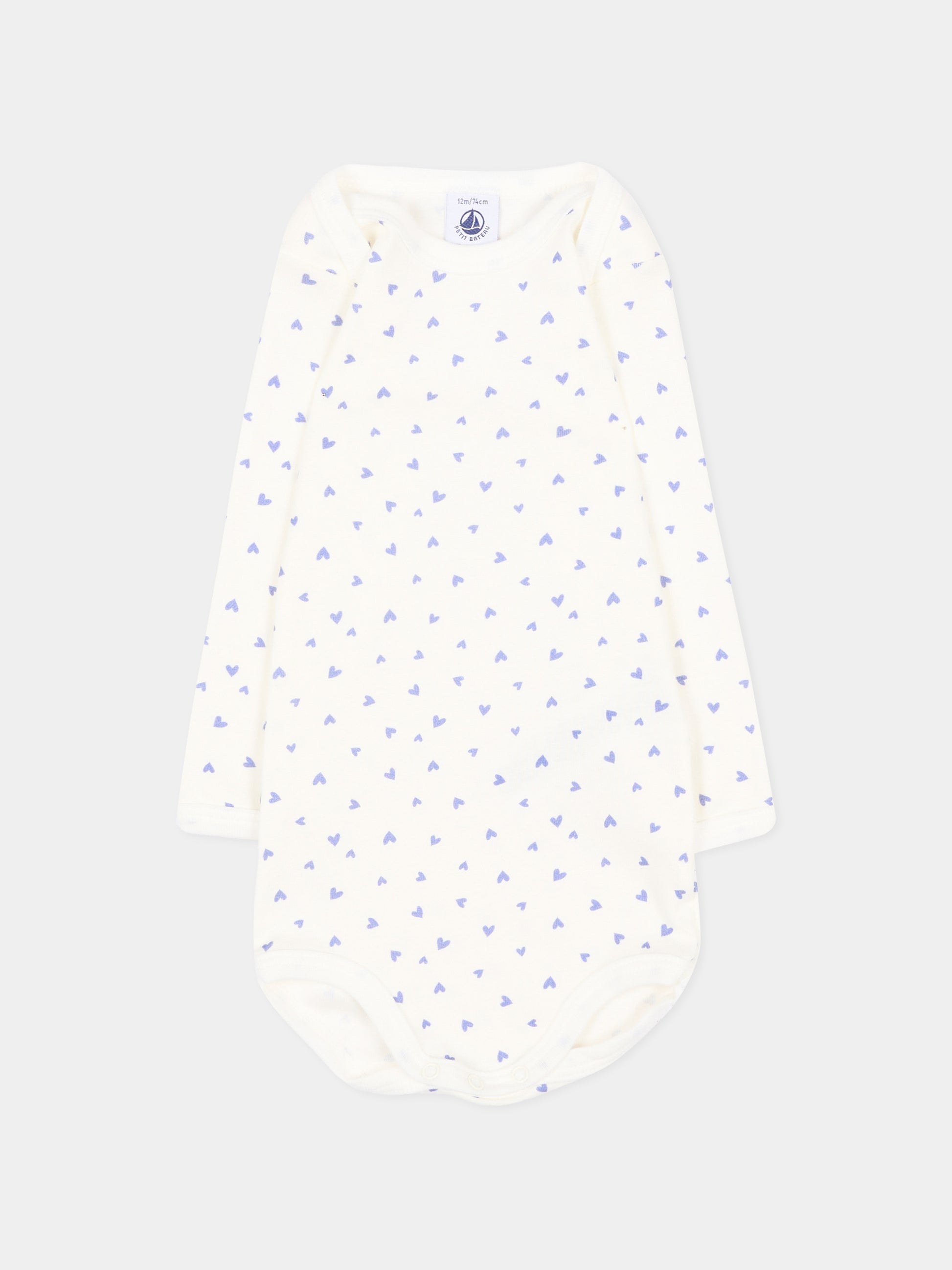 Body multicolor per neonato con cuori,Petit Bateau,A0GZ1 00