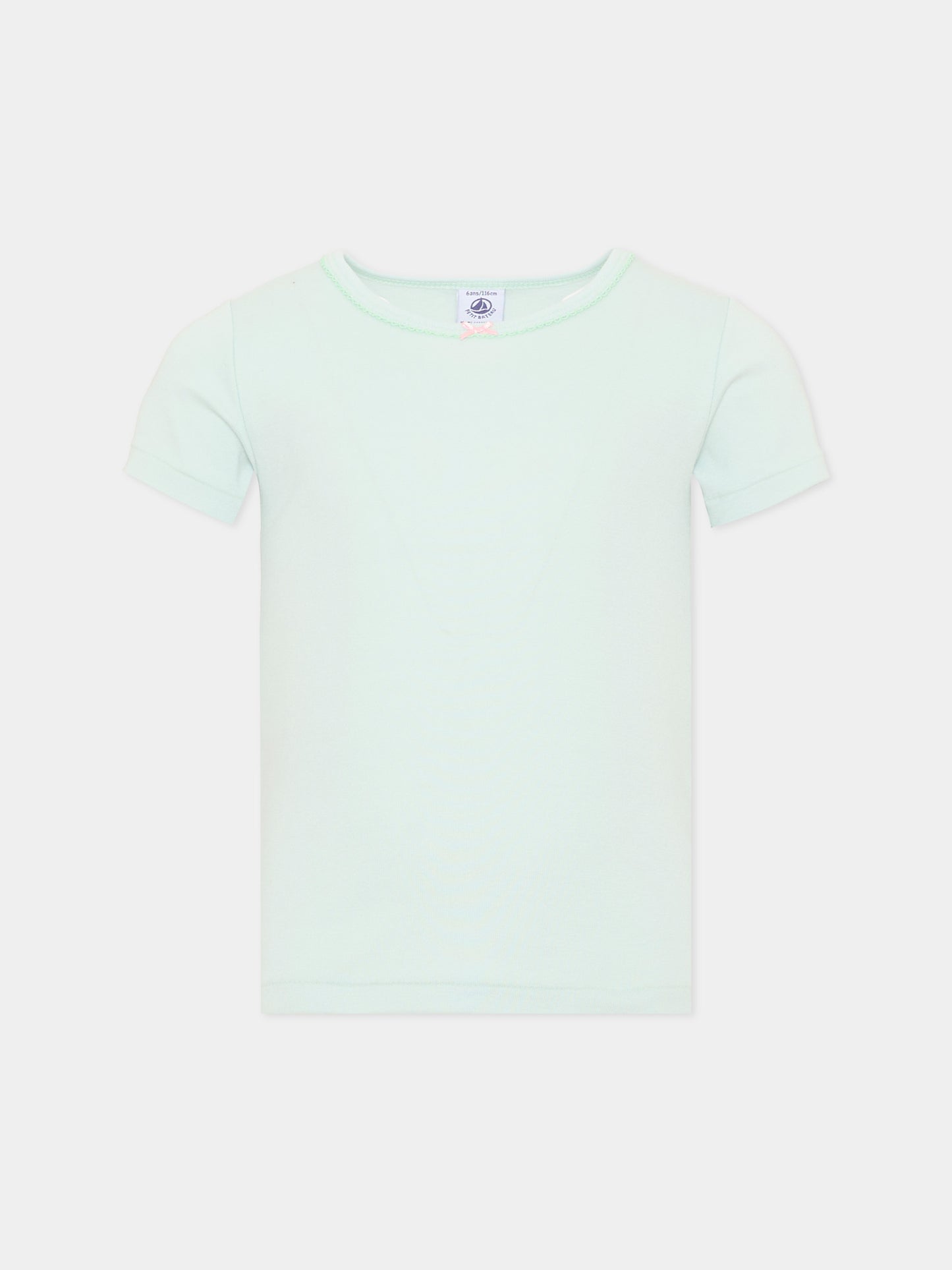 Canottiere a manica corta multicolor per bambina,Petit Bateau,A0GQF 00