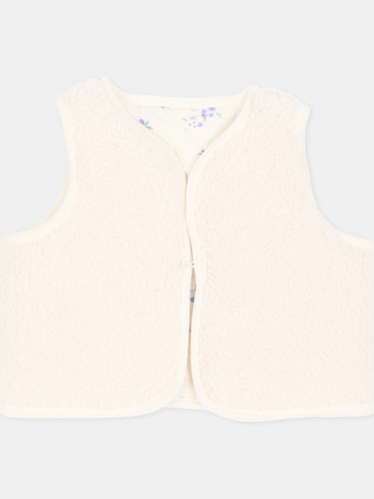 Gilet avorio per neonata,Petit Bateau,A0GIK 01